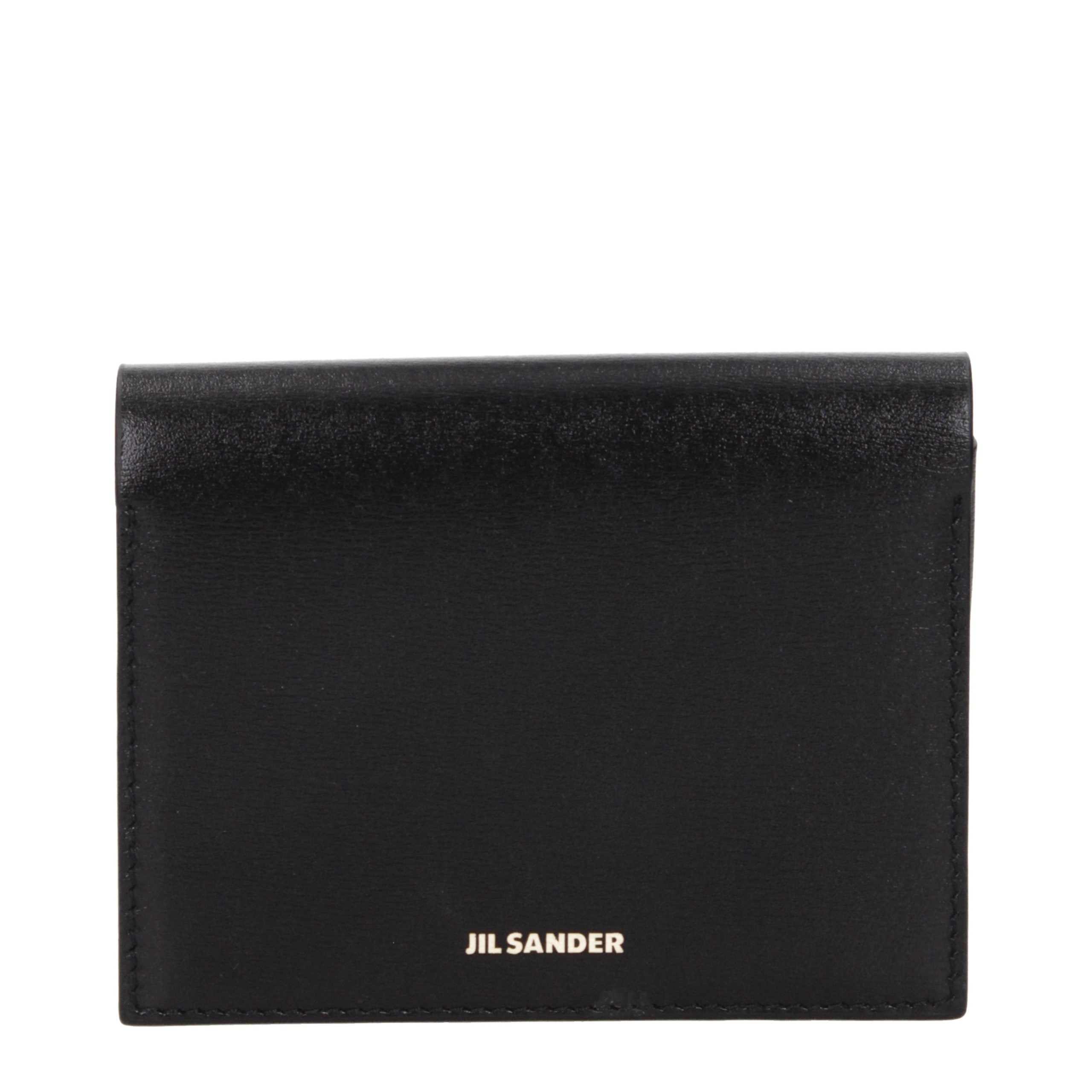 Jil Sander Black Leather Cardholder Jil Sander