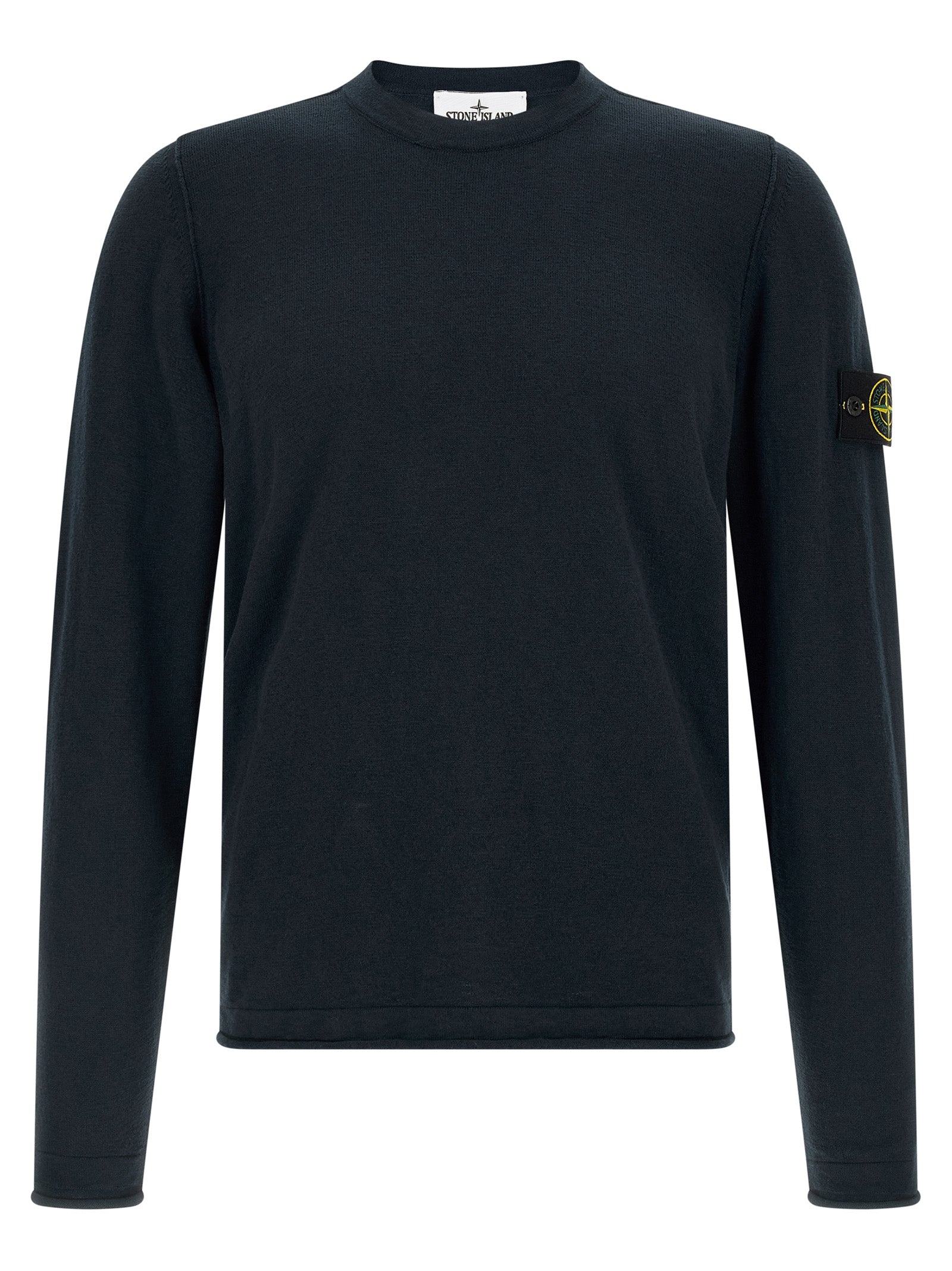 Stone Island Blue Cotton Cardigan Stone Island
