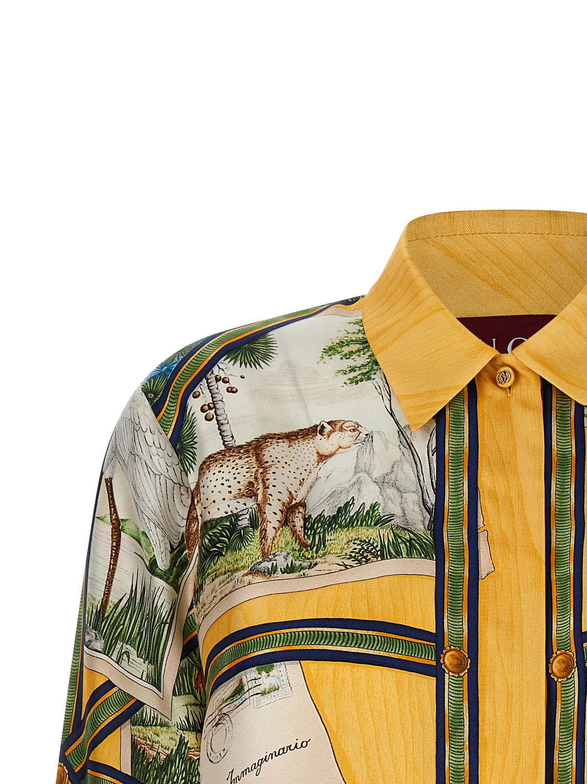 Gucci Multicolor Silk Blouse Gucci