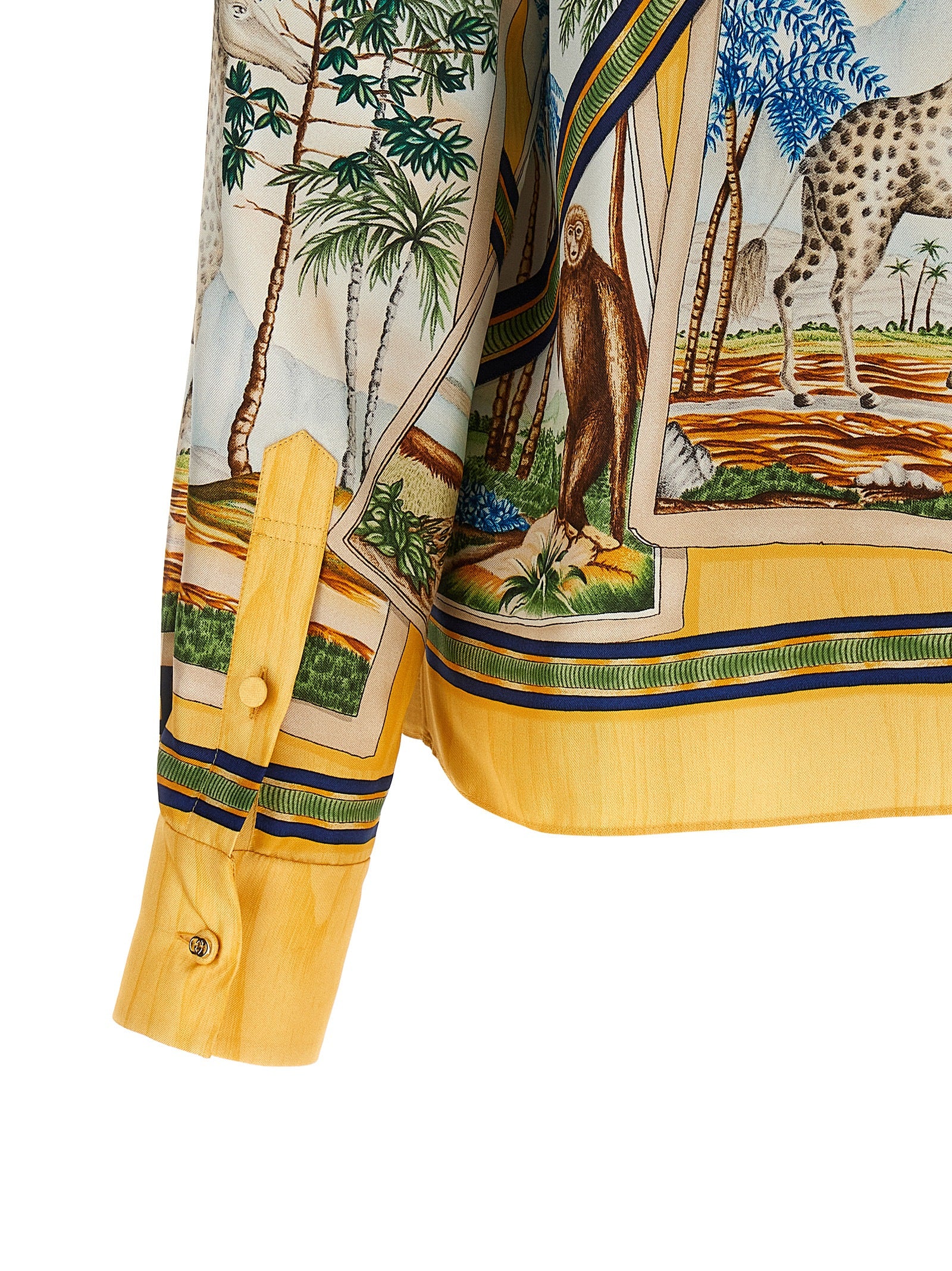 Gucci Multicolor Silk Blouse Gucci