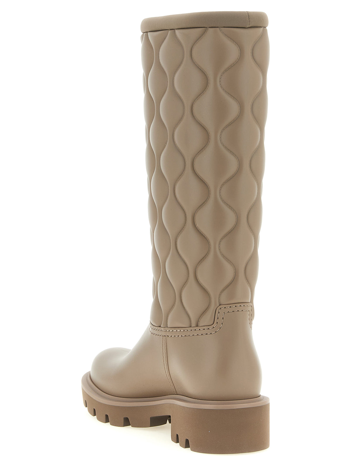 Moncler Beige Pvc Over The Knee Moncler