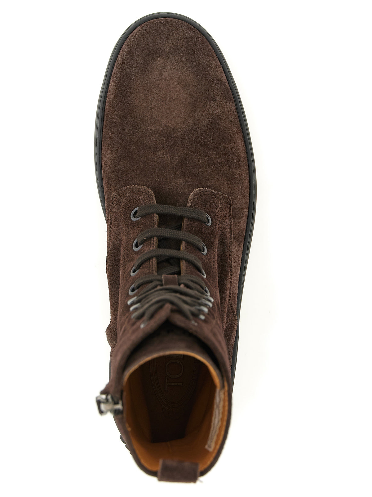 Tod's Brown Calfskin Ankle Boots Tod's