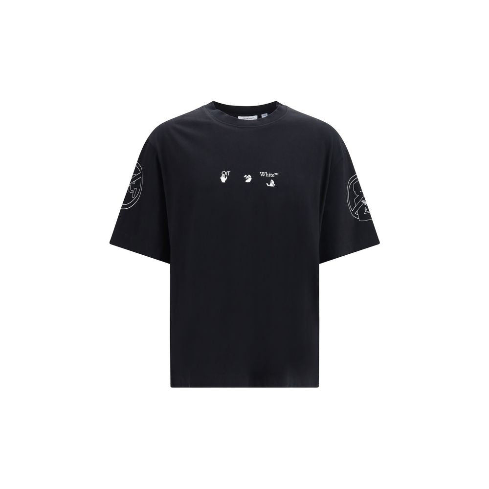 Off-White Black Cotton T-Shirt Off-White
