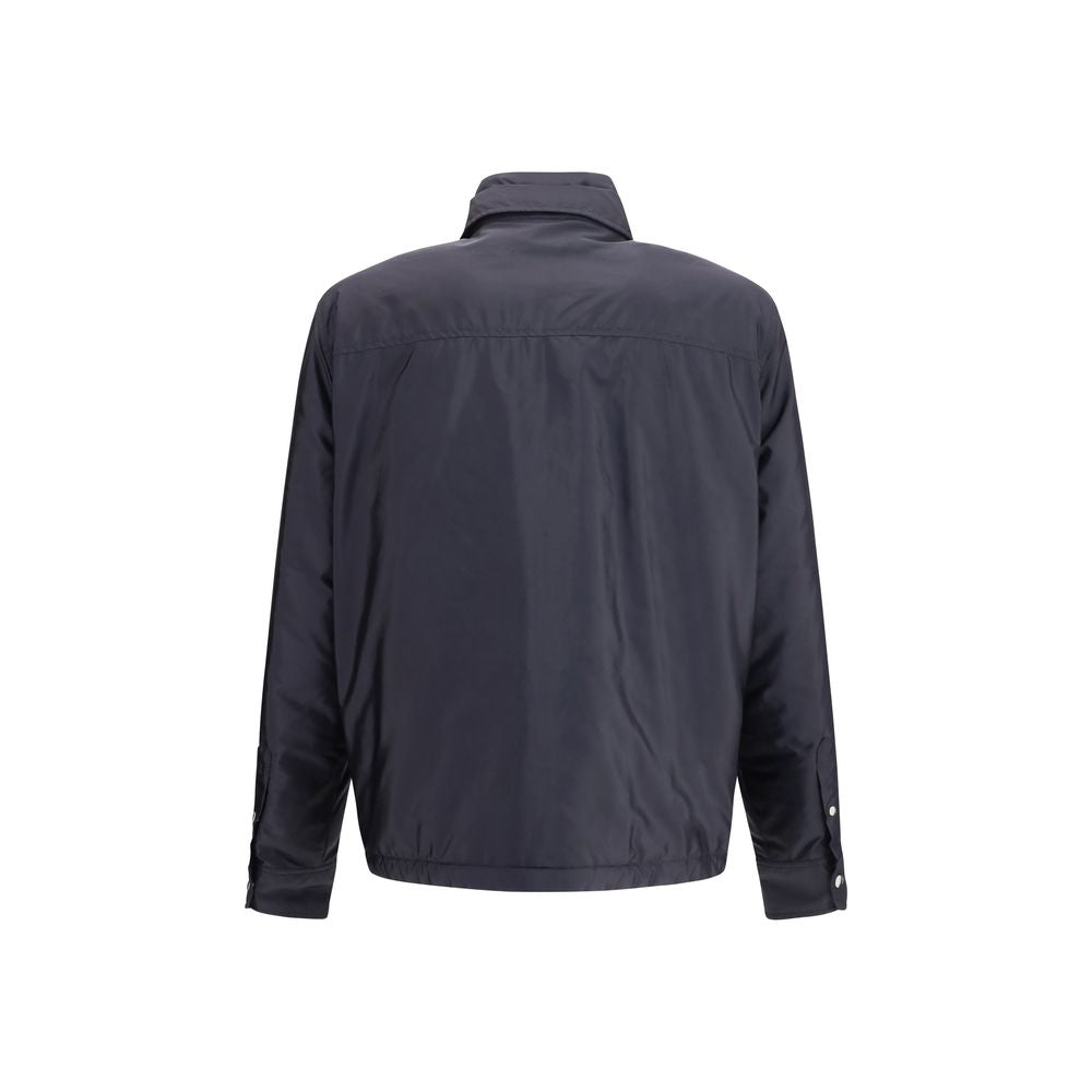 Moncler Blue Polyamide Shell Jacket Moncler