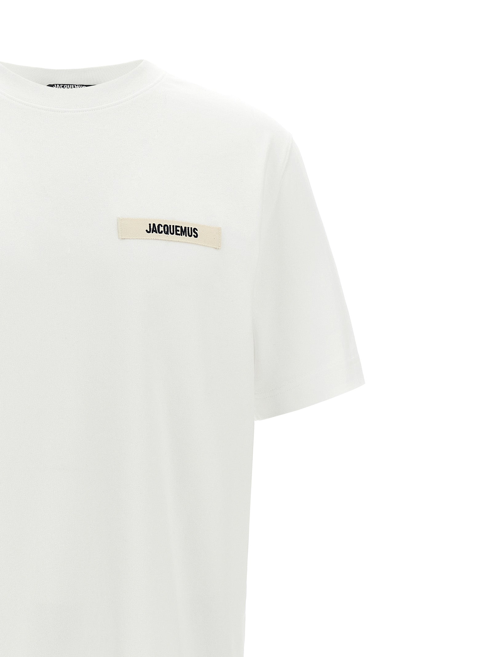 Jacquemus White Cotton T-Shirt Jacquemus