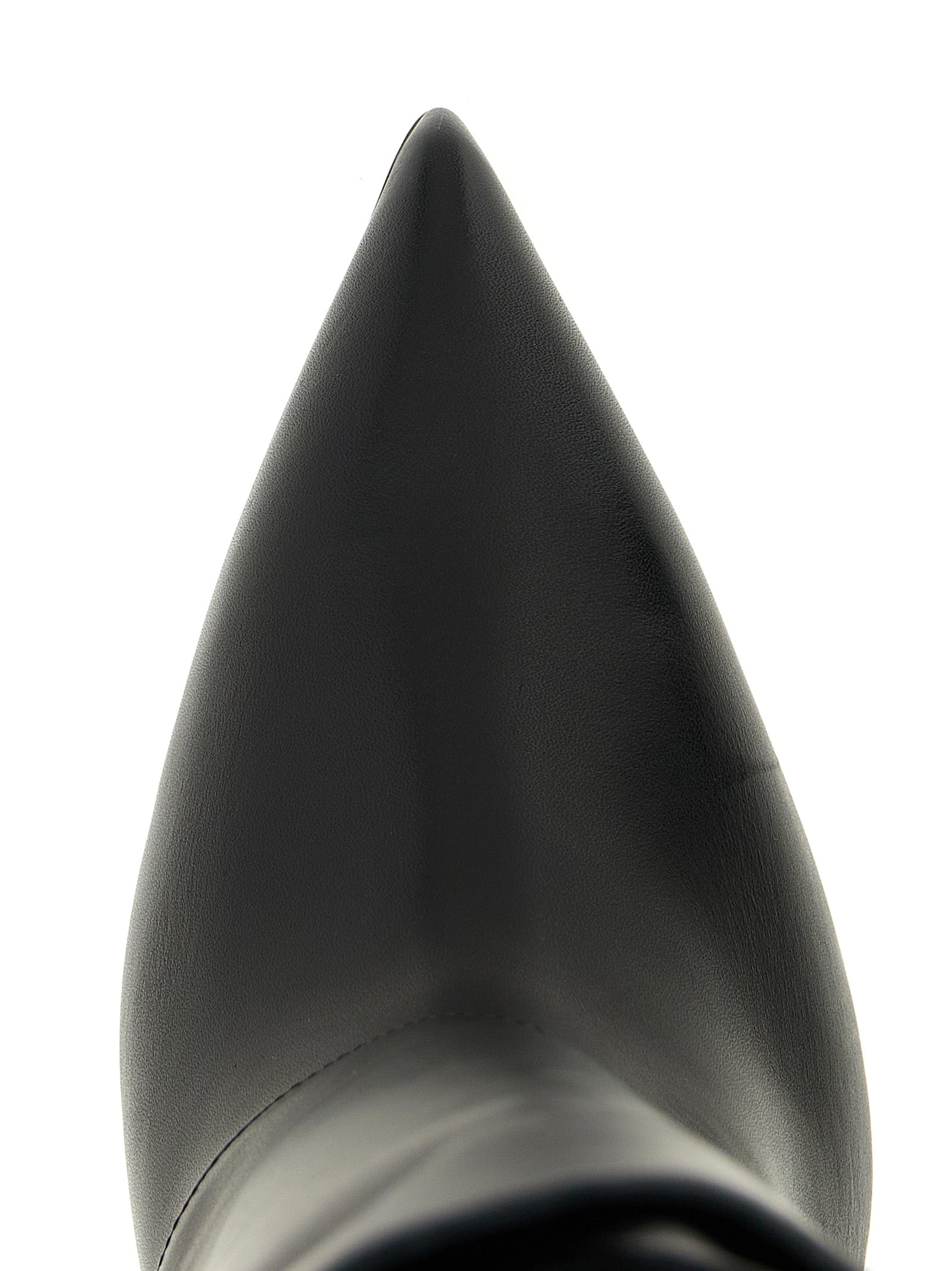 Balmain Black Calfskin Over The Knee Balmain