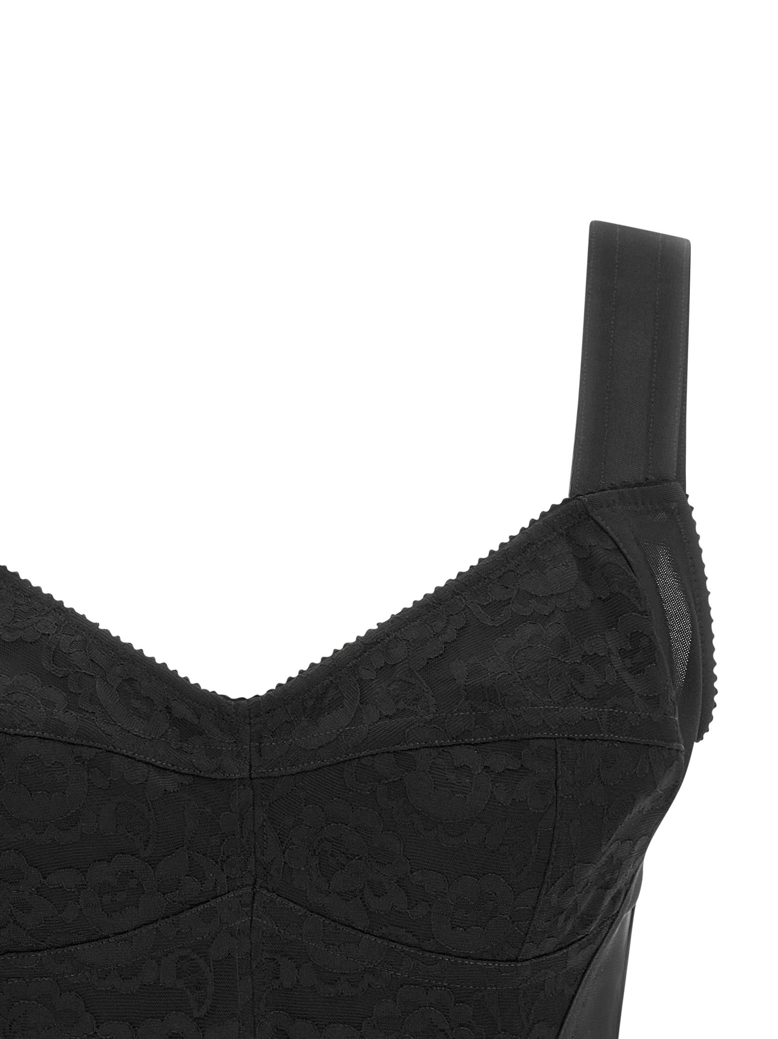 Dolce & Gabbana Black Polyamide Tank Tops Dolce & Gabbana