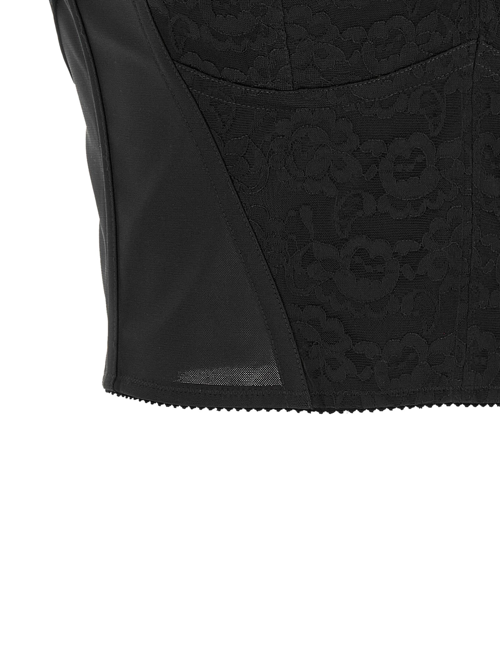 Dolce & Gabbana Black Polyamide Tank Tops Dolce & Gabbana