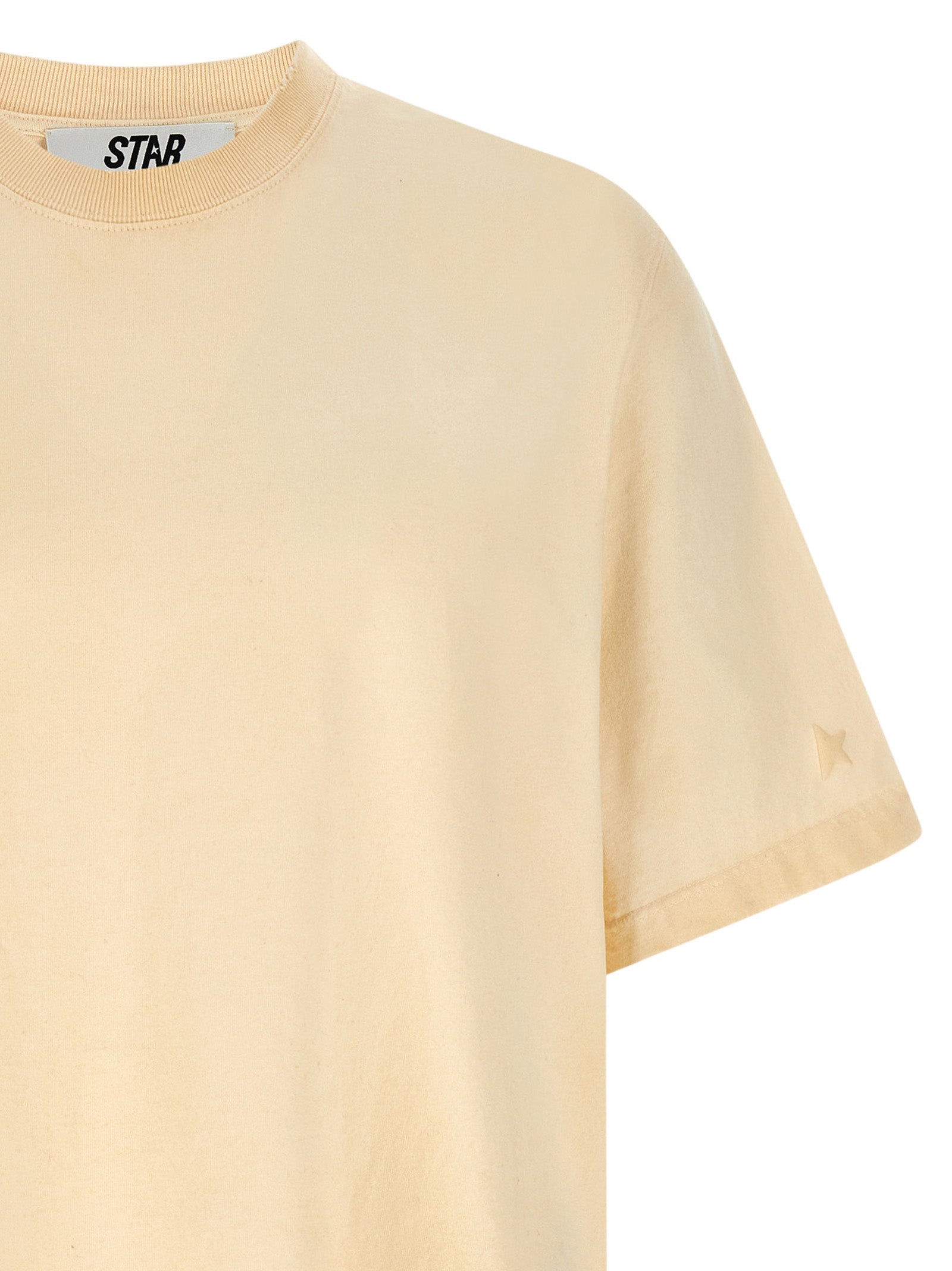 Golden Goose Beige Cotton T-Shirt Golden Goose
