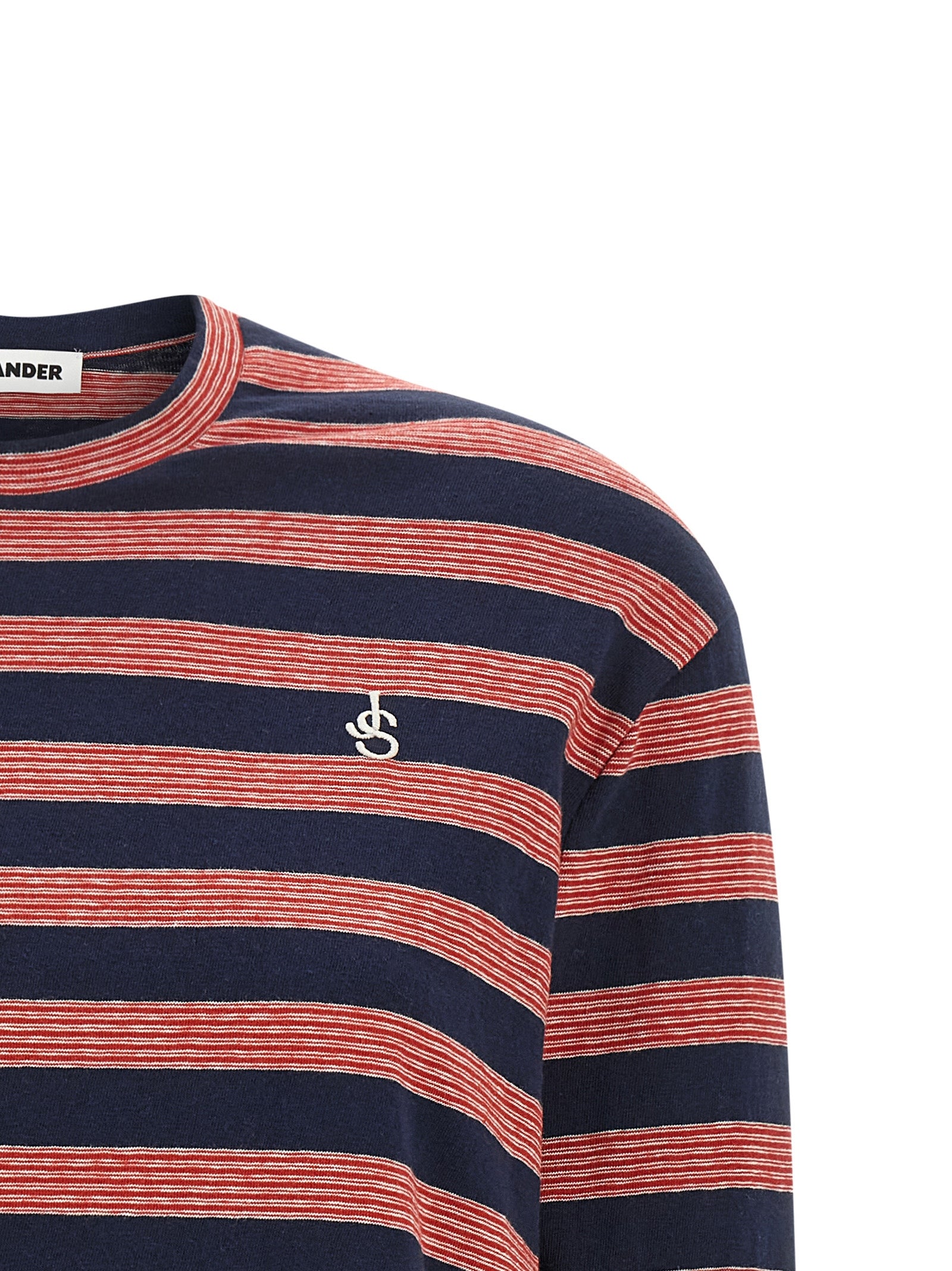 Jil Sander Multicolor Cotton Long Sleeve T-Shirt Jil Sander