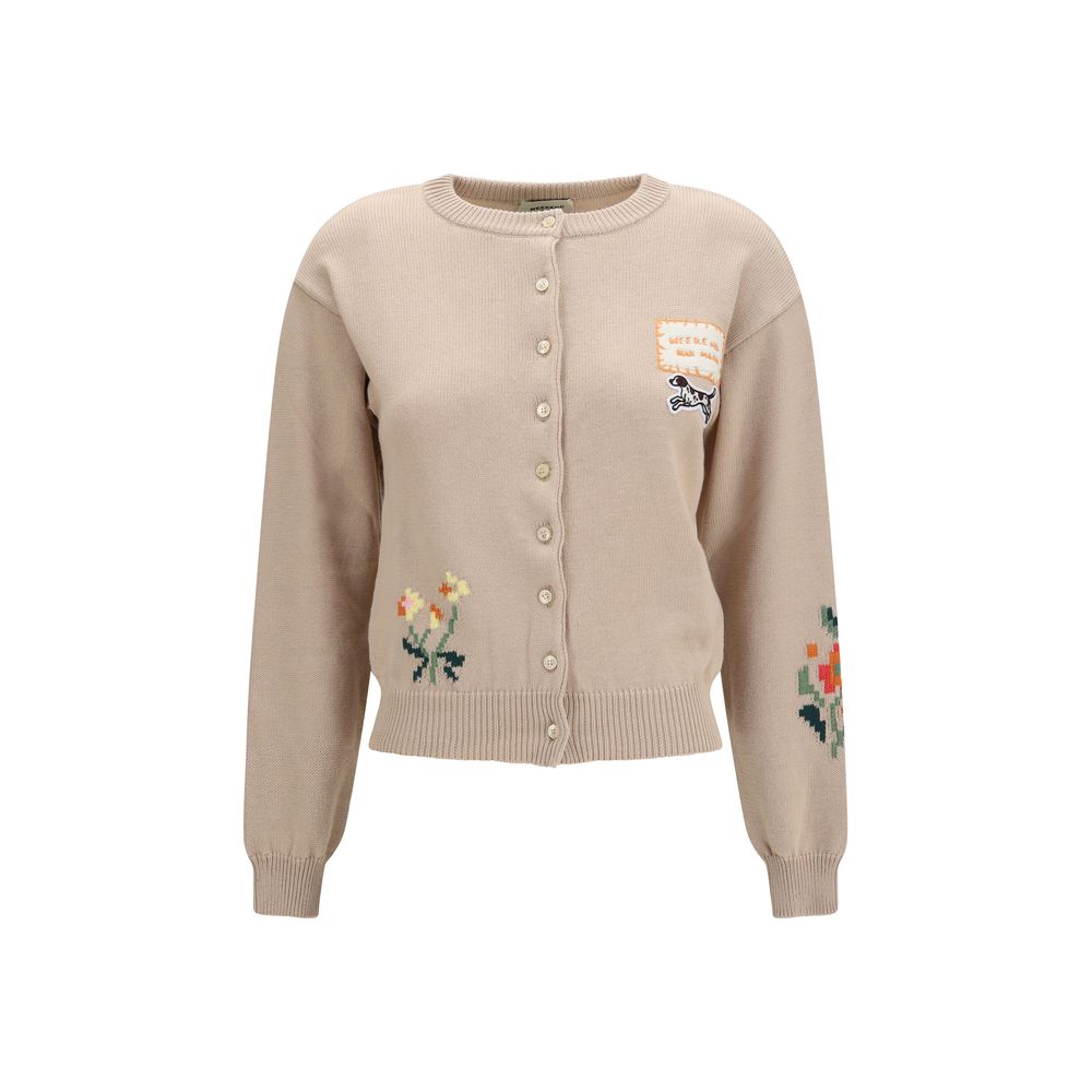 Max Mara Beige Cotton Cardigan Max Mara
