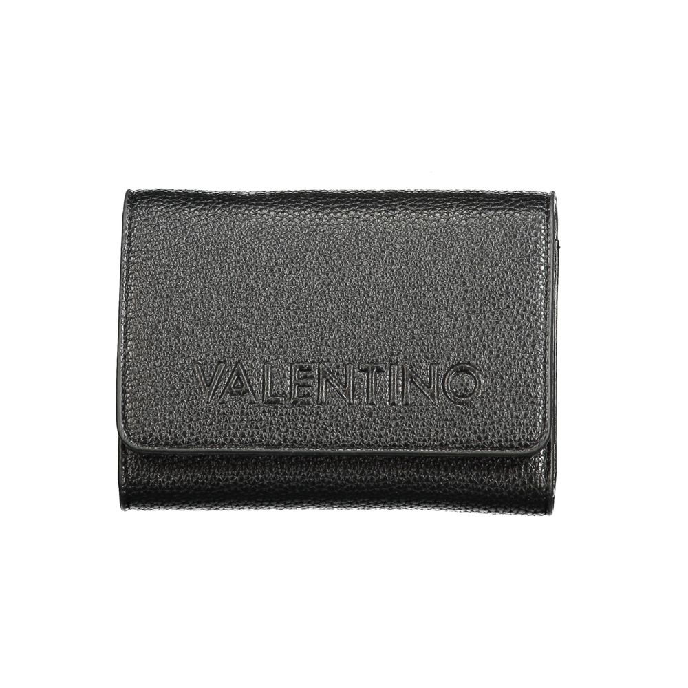 Mario Valentino Black Polyurethane Women's Wallet Mario Valentino