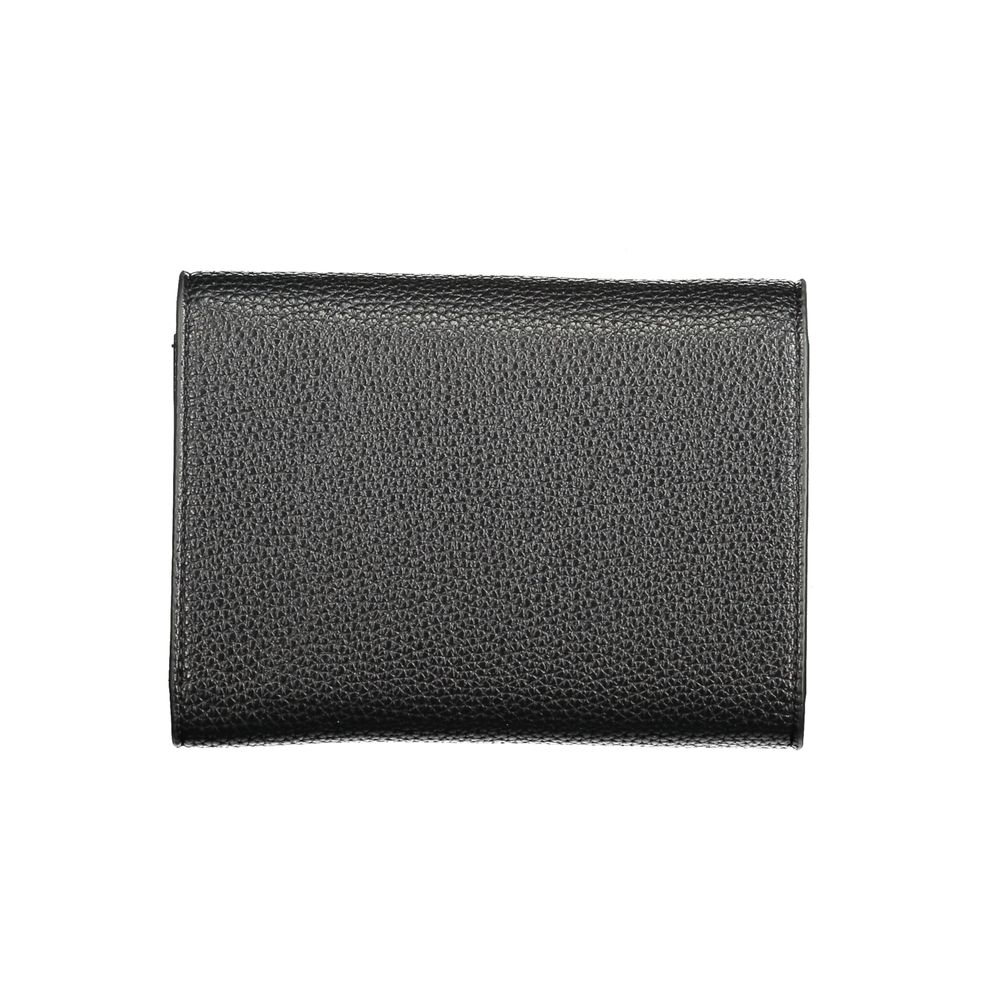 Mario Valentino Black Polyurethane Women's Wallet Mario Valentino