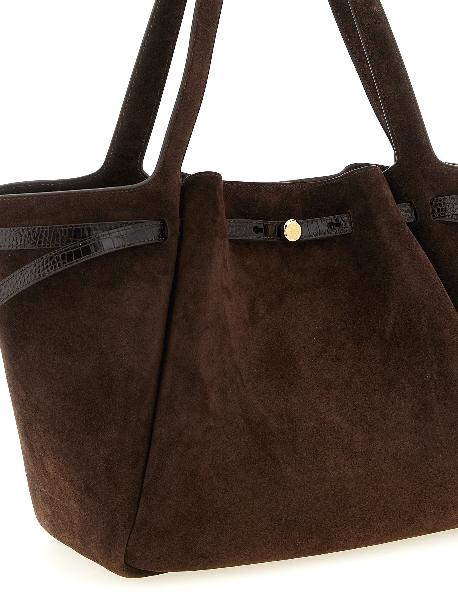 Tory Burch Brown Bovine Leather Tote Bag Tory Burch