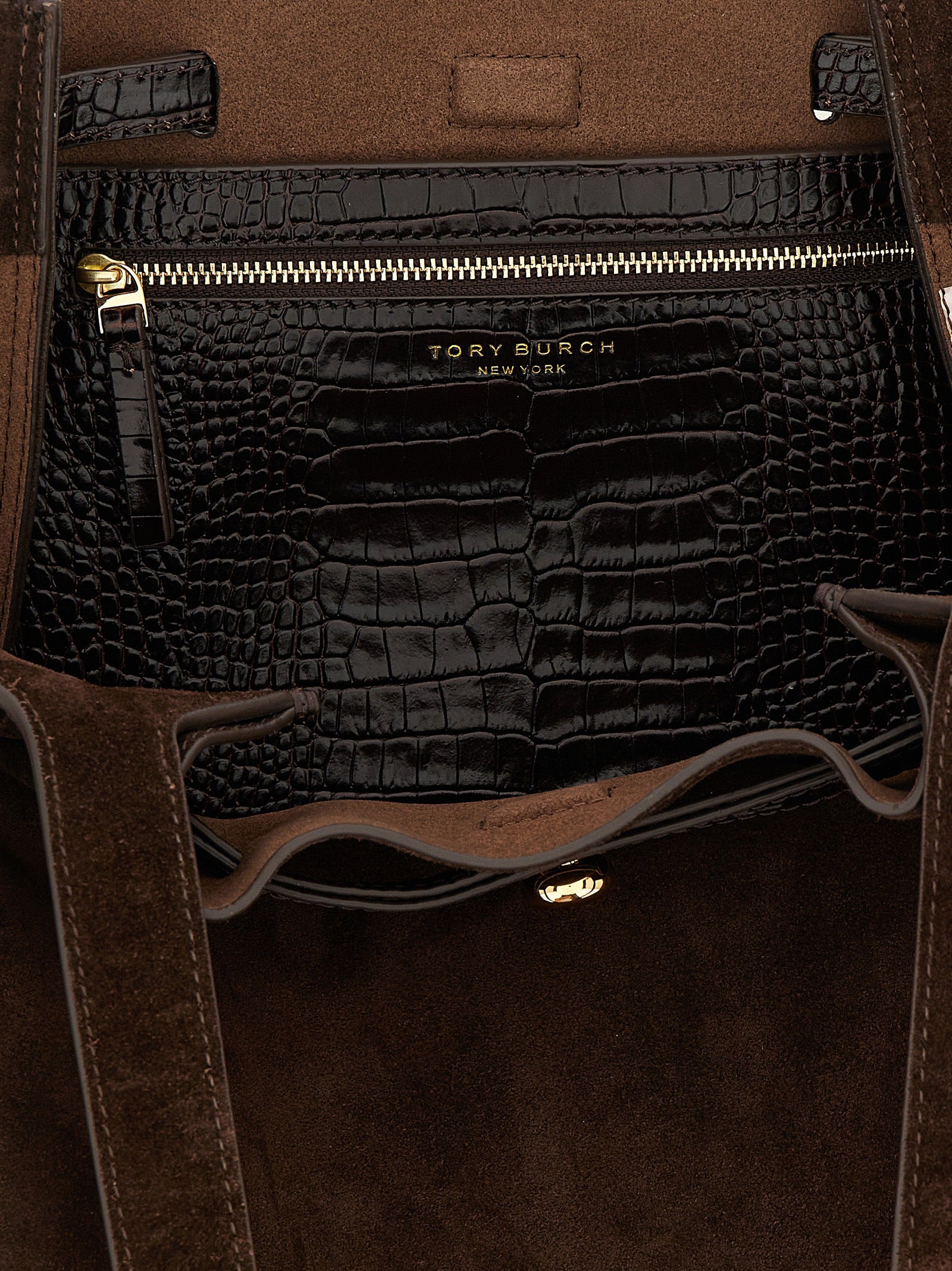 Tory Burch Brown Bovine Leather Tote Bag Tory Burch