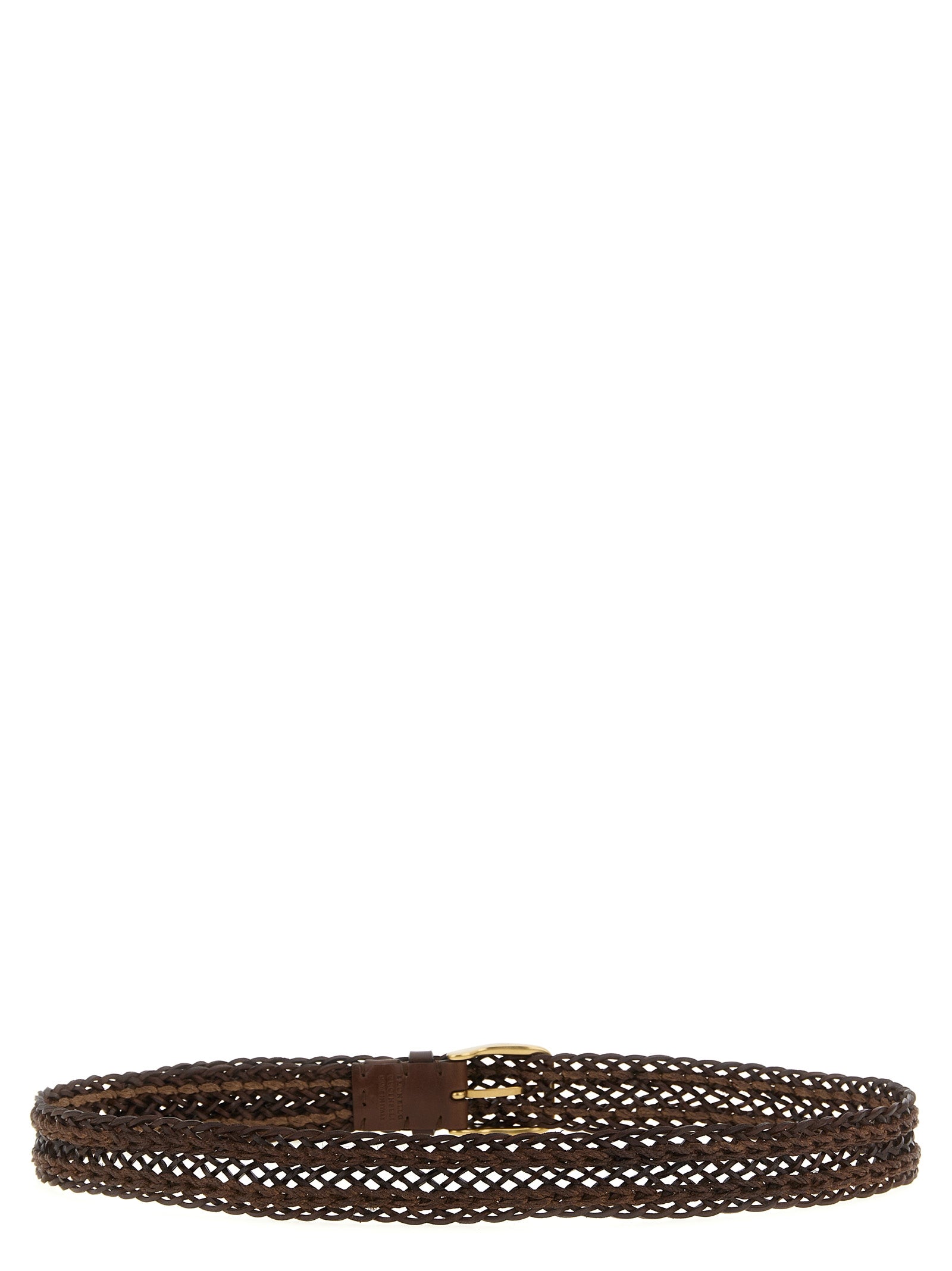 Brunello Cucinelli Brown Calfskin Belt Brunello Cucinelli