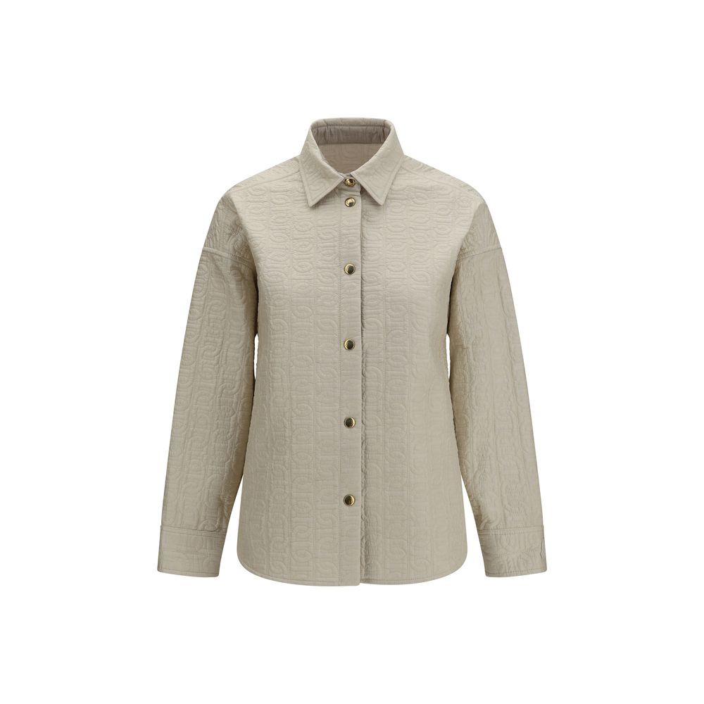 Moncler Beige Polyamide Full-Length Jacket Moncler