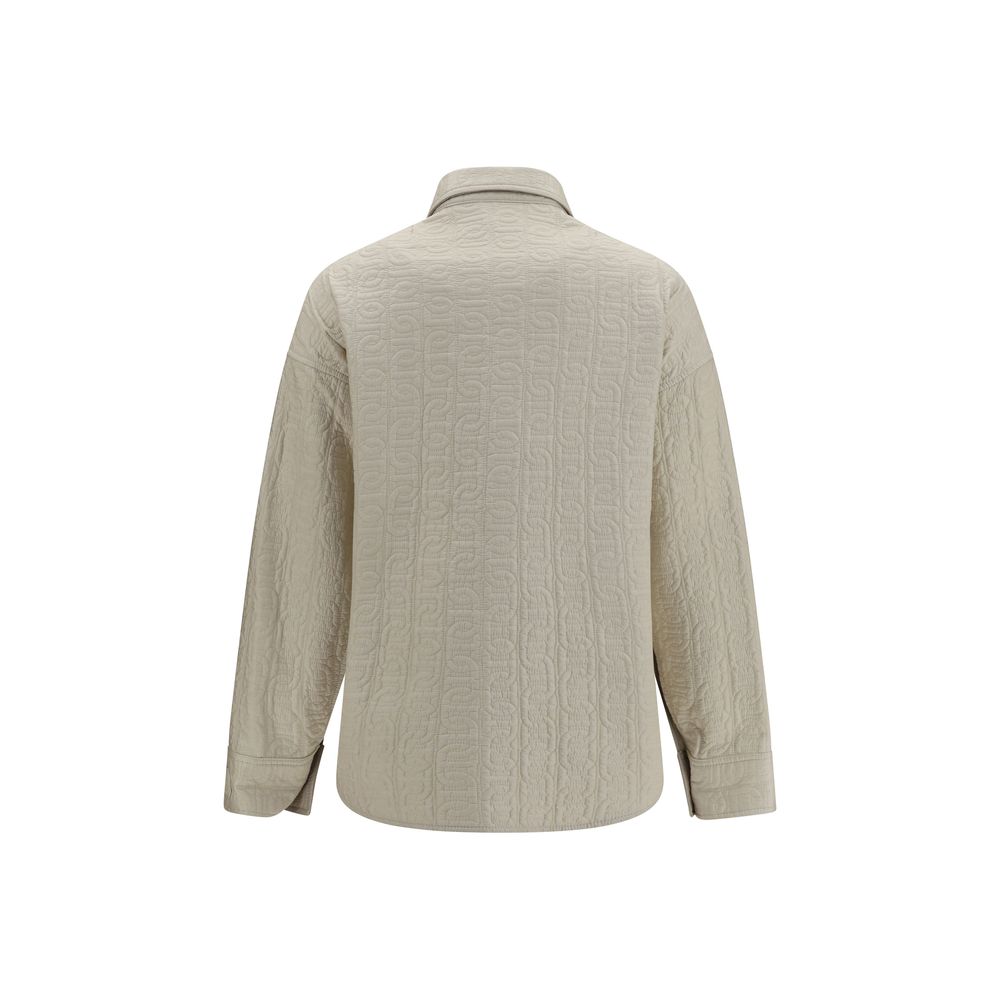 Moncler Beige Polyamide Full-Length Jacket Moncler