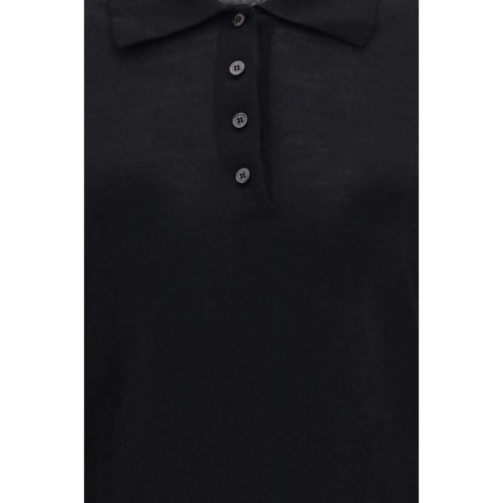 Golden Goose Black Wool Oves Aries Shirt Golden Goose