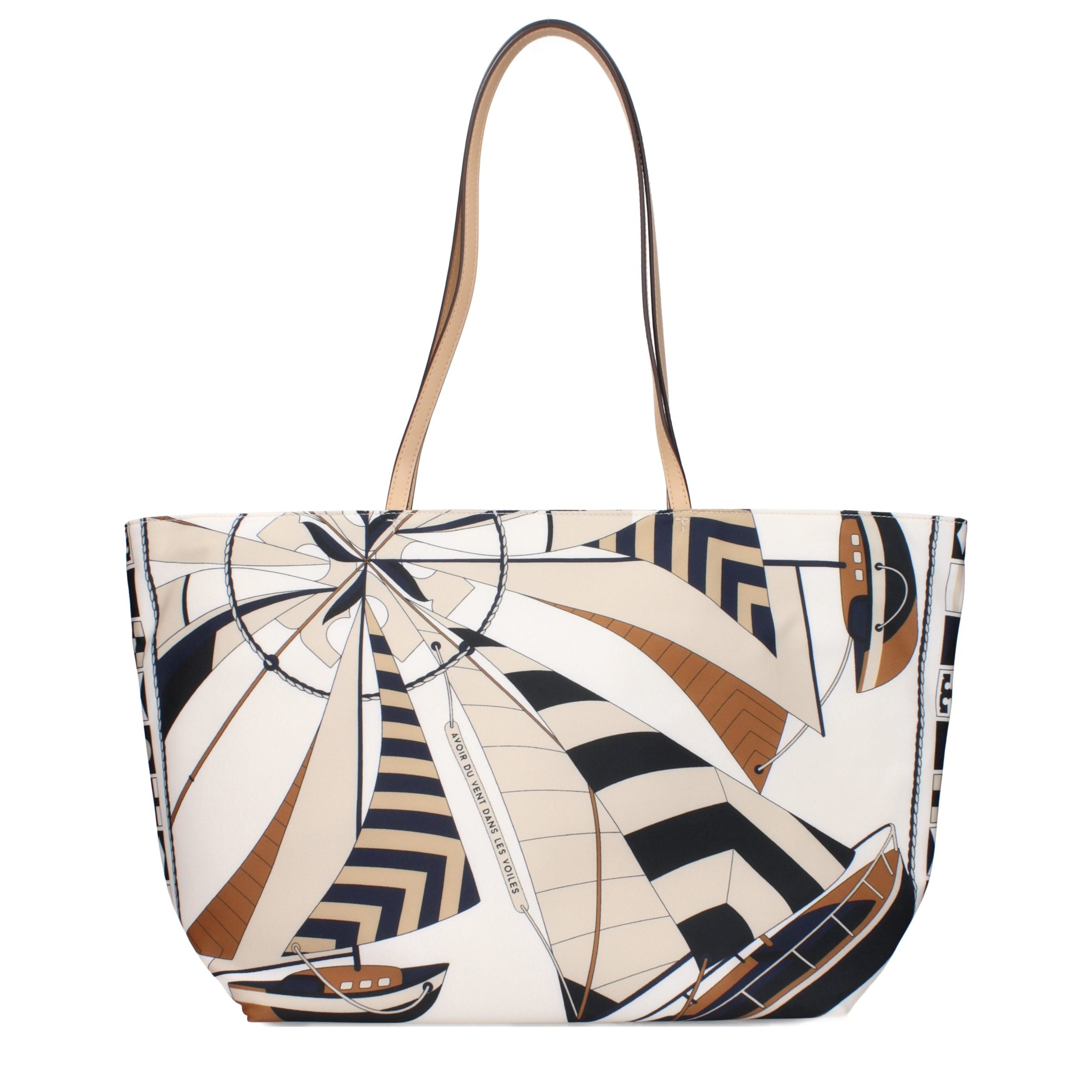 Tory Burch Beige Fabric Crossbody Bag Tory Burch