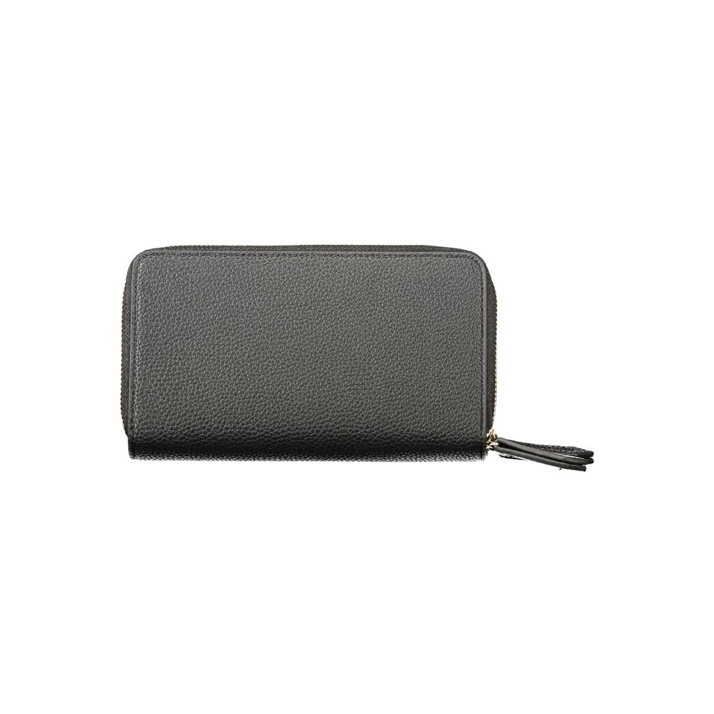 Mario Valentino Black Polyurethane Women's Wallet Mario Valentino