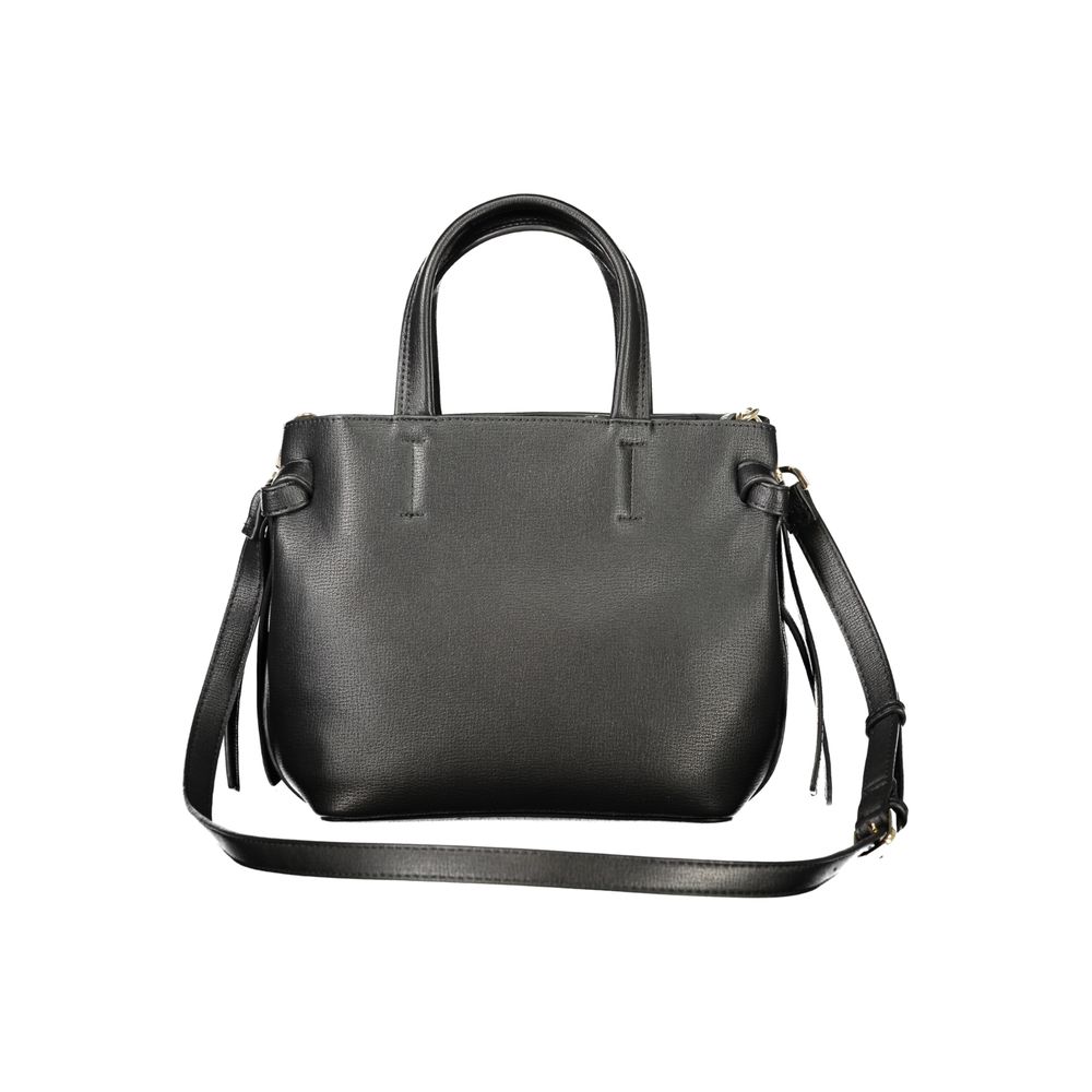 Mario Valentino Black Polyurethane Women's Bag Mario Valentino