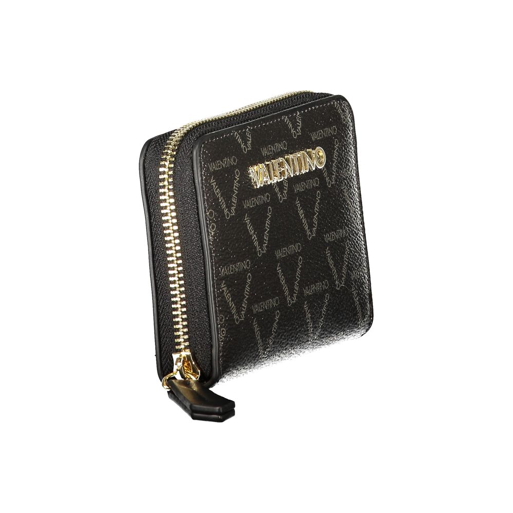 Mario Valentino Black Polyurethane Women's Wallet Mario Valentino