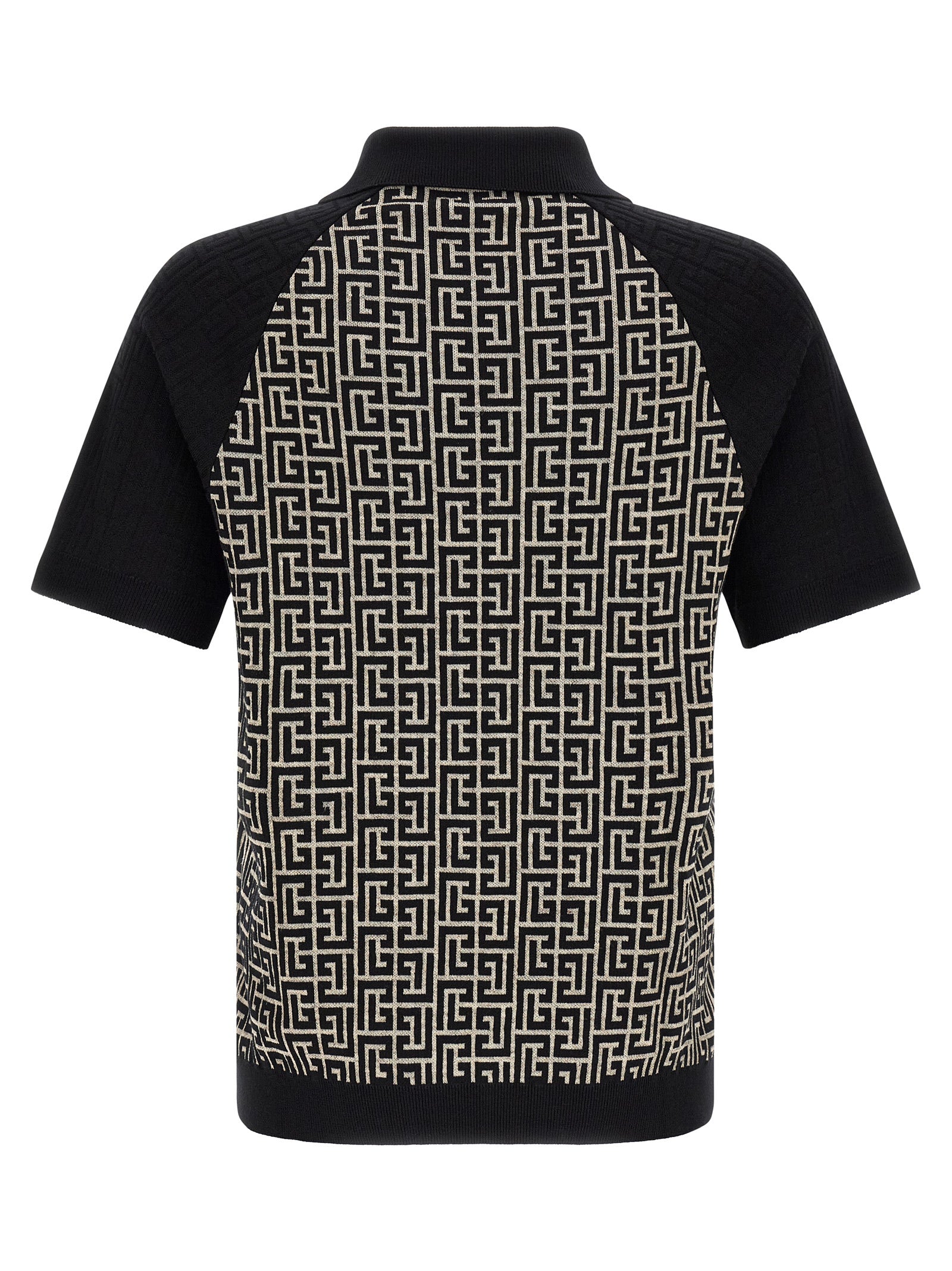 Balmain Bicolor Cotton Polo Shirt Balmain