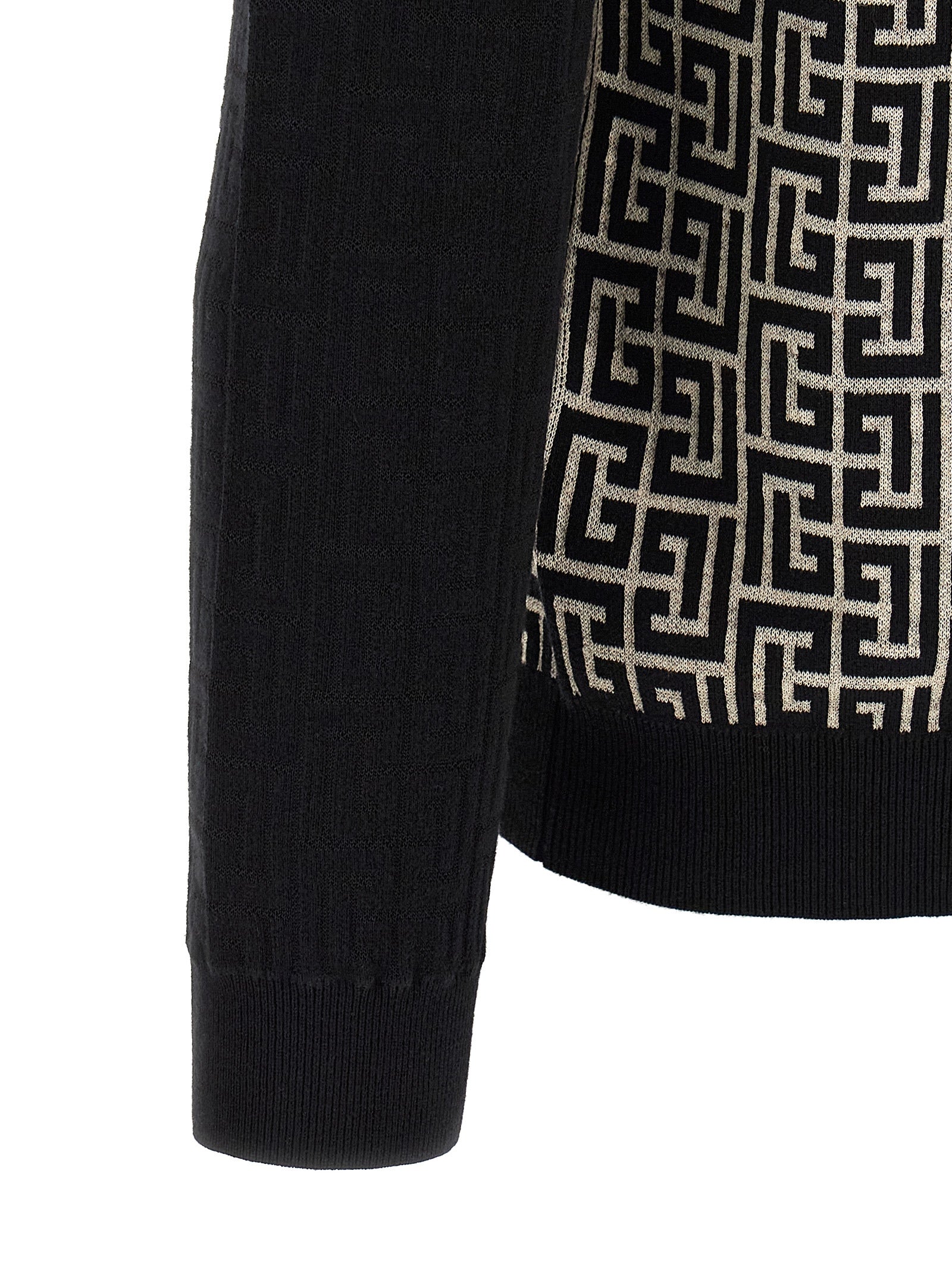 Balmain Bicolor Cotton Cardigan Balmain