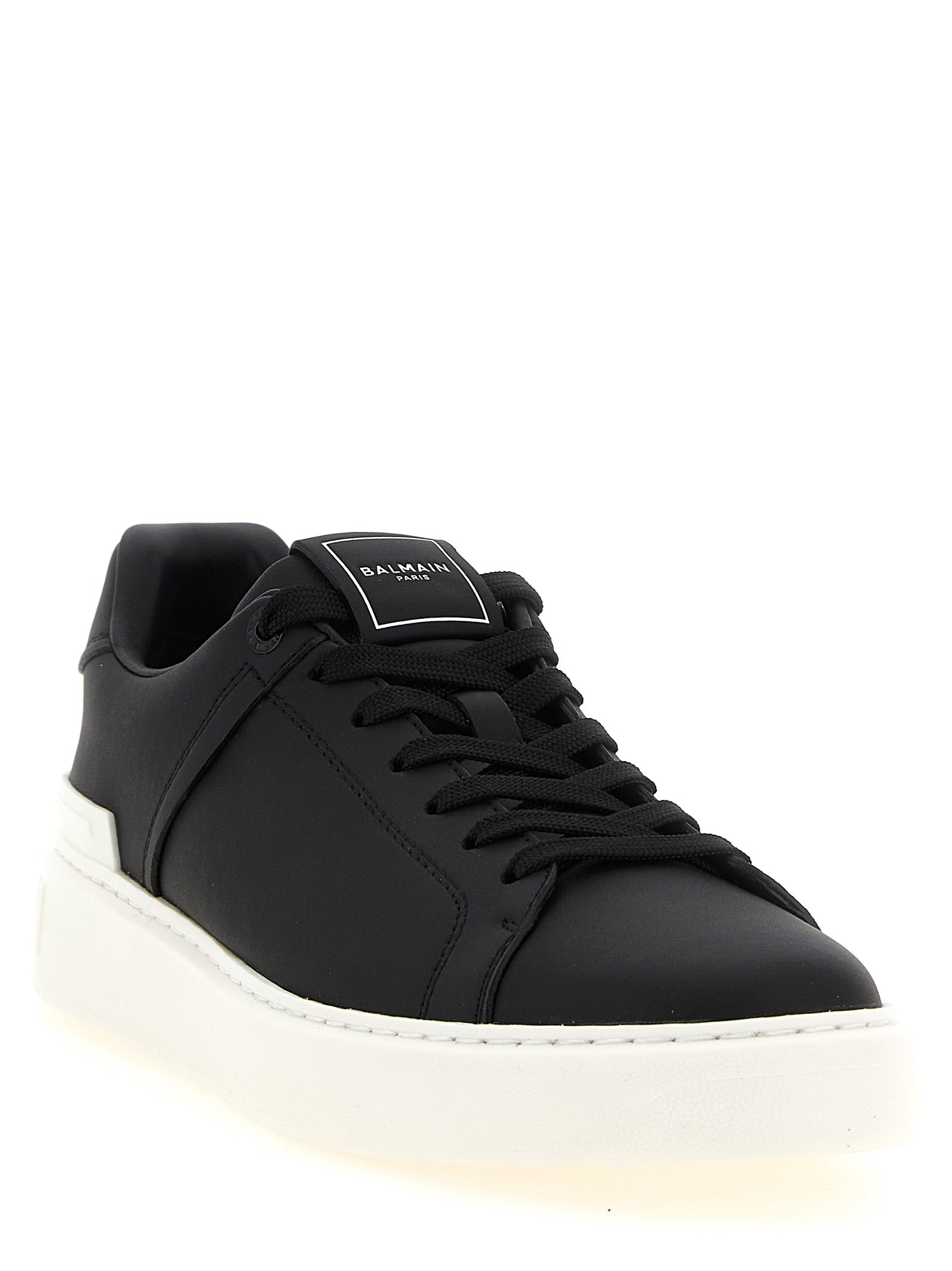 Balmain Bicolor Calfskin Low Top Sneakers Balmain
