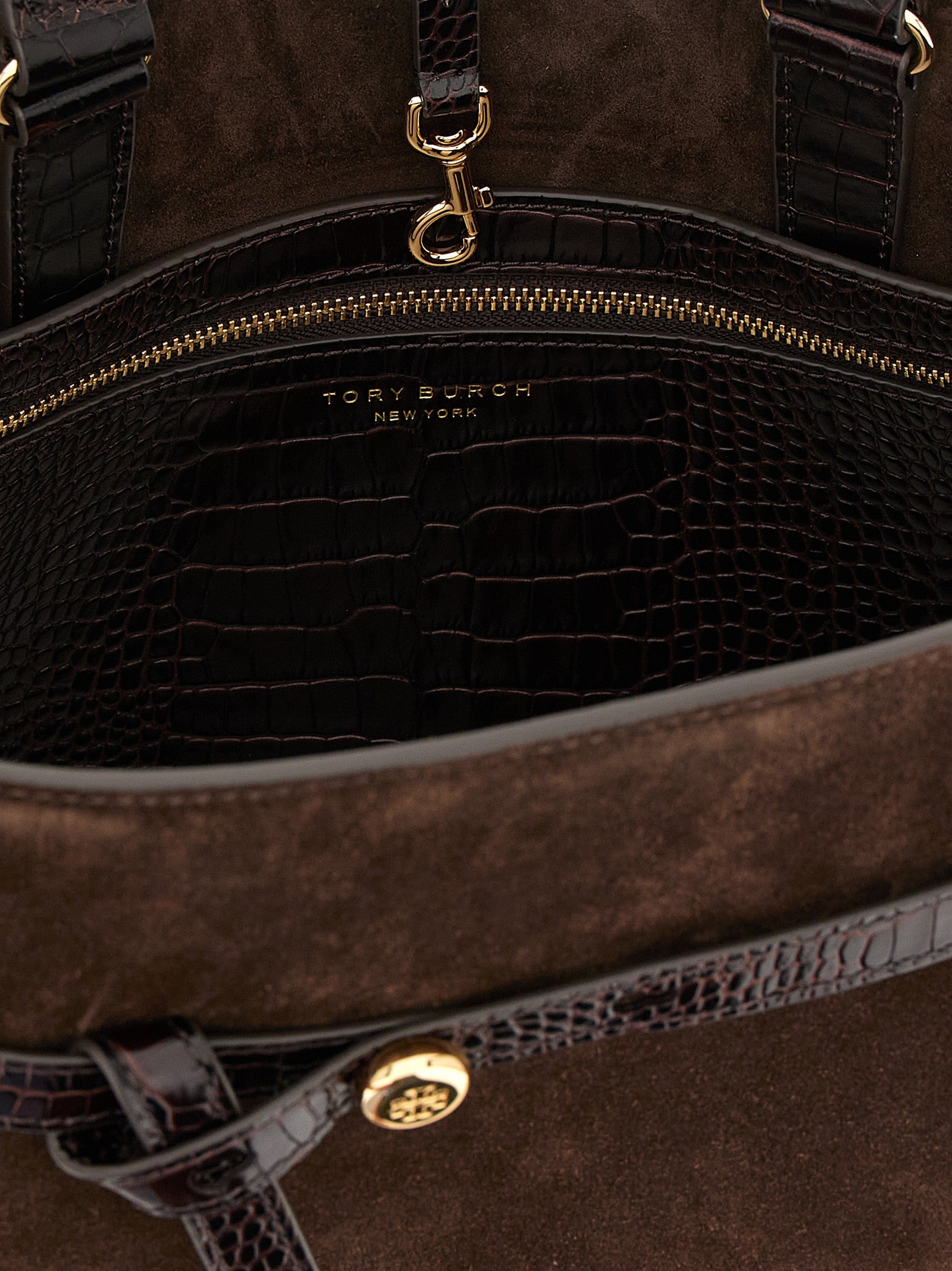 Tory Burch Brown Bovine Leather Crossbody Bag Tory Burch