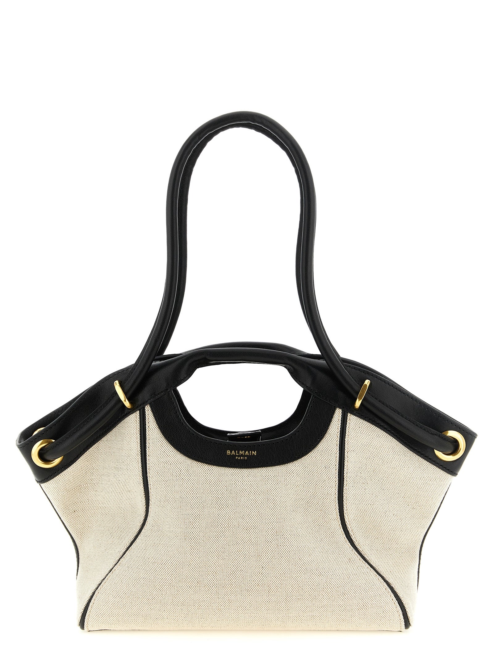 Balmain Bicolor Cotton Tote Bag Balmain