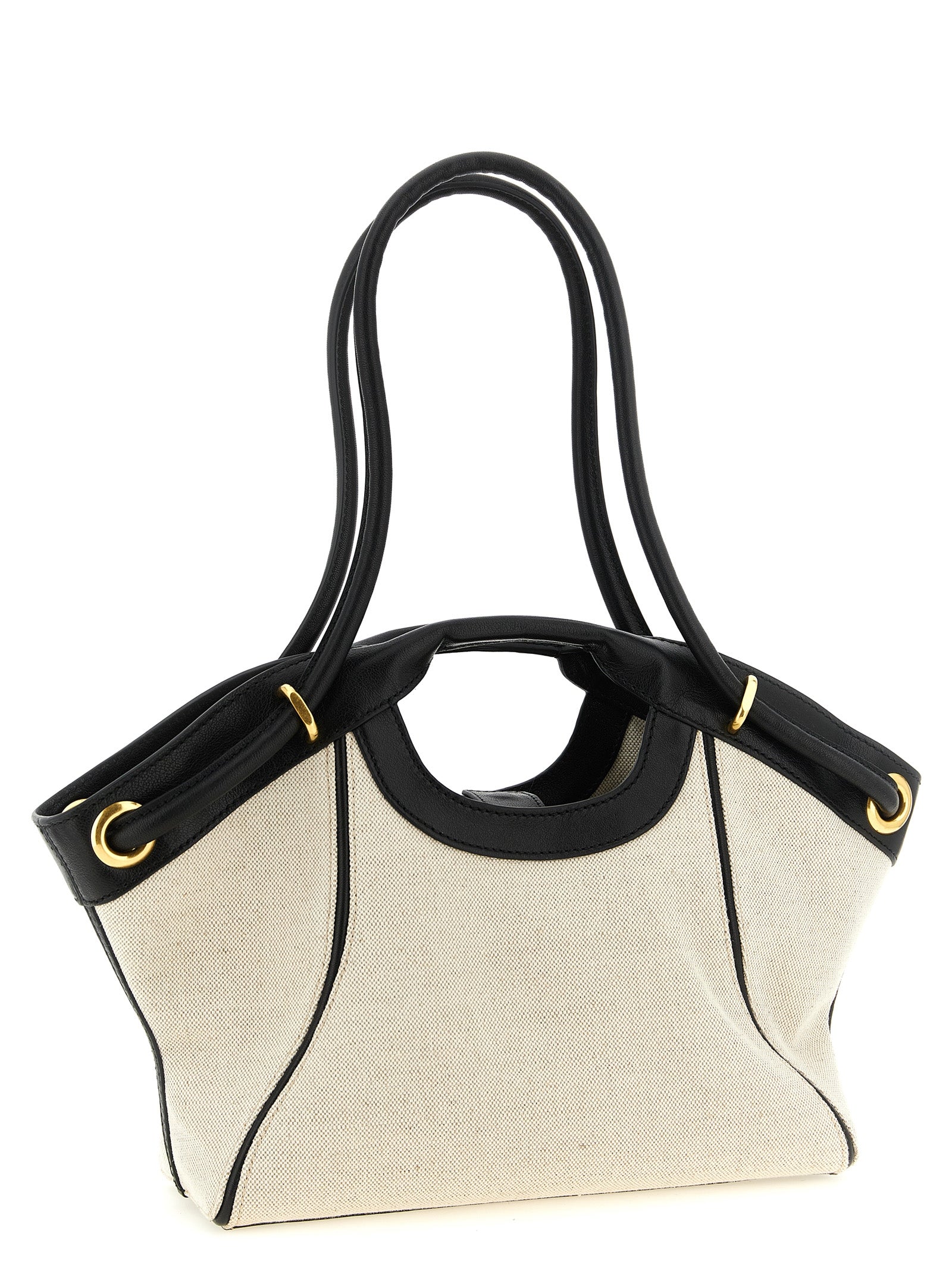 Balmain Bicolor Cotton Tote Bag Balmain
