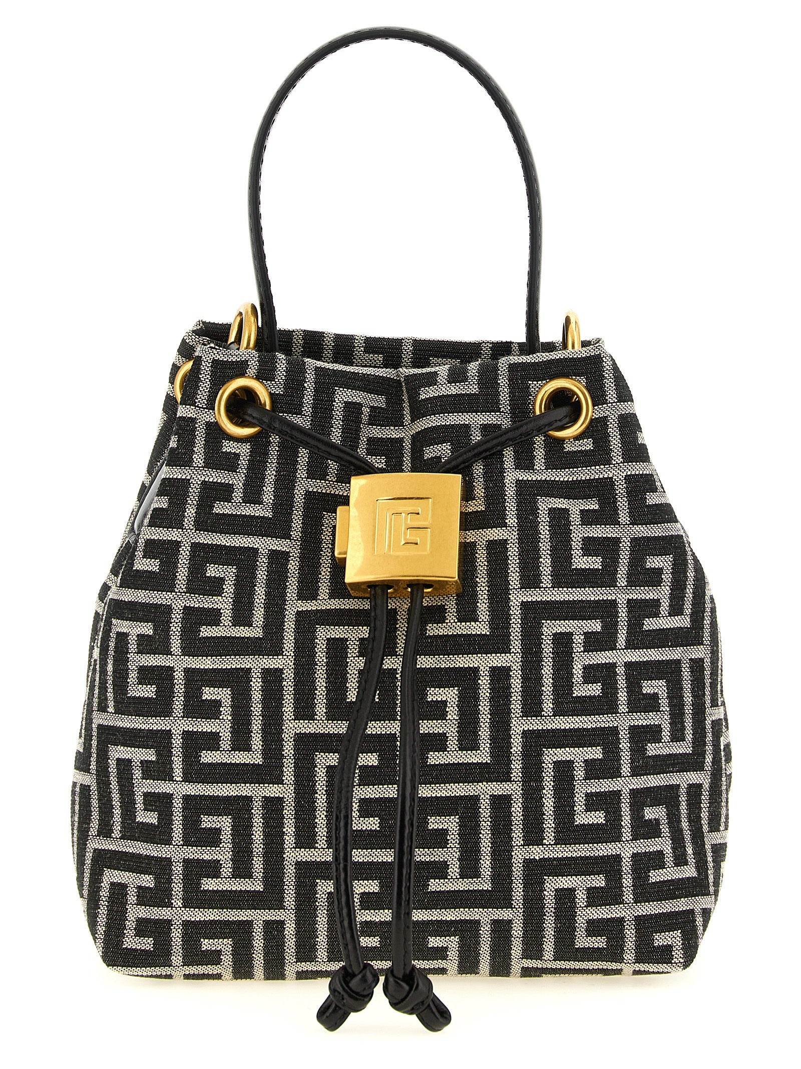 Balmain Bicolor Polyester Handbag Balmain