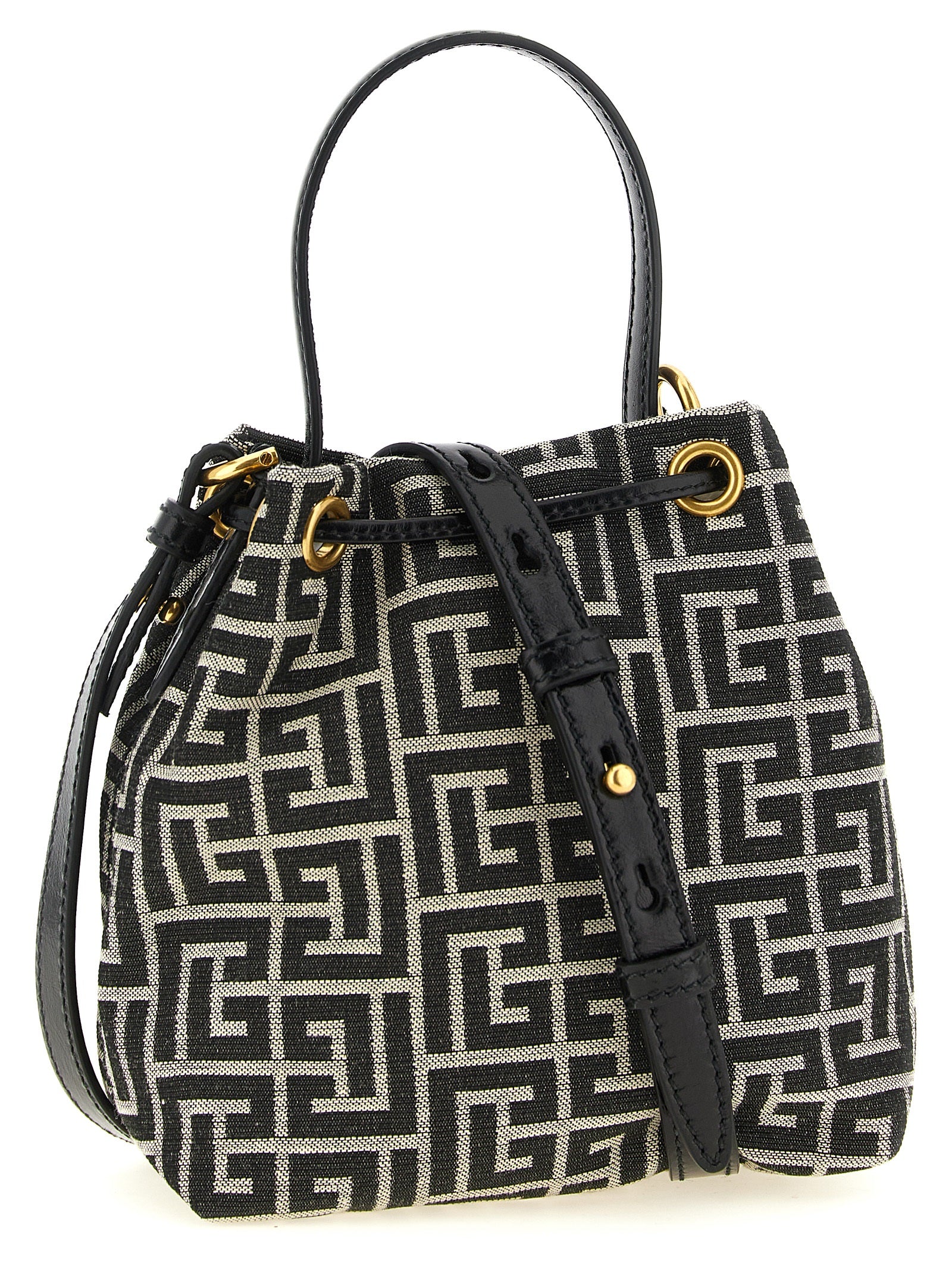 Balmain Bicolor Polyester Handbag Balmain