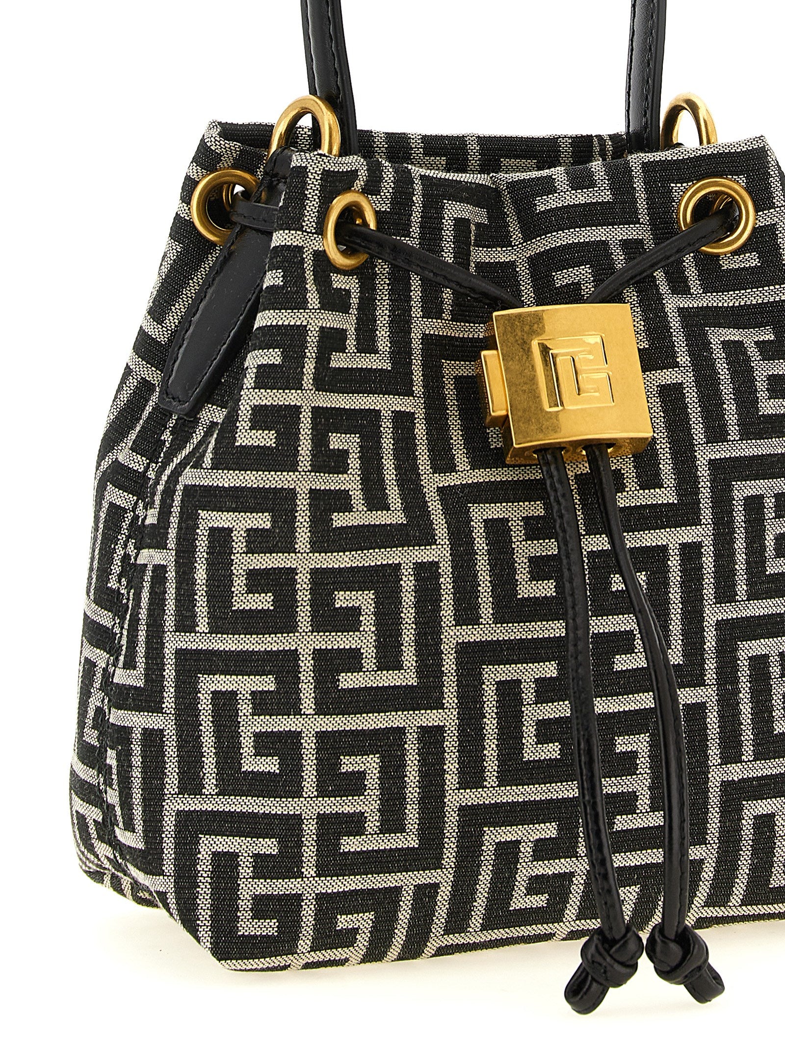 Balmain Bicolor Polyester Handbag Balmain