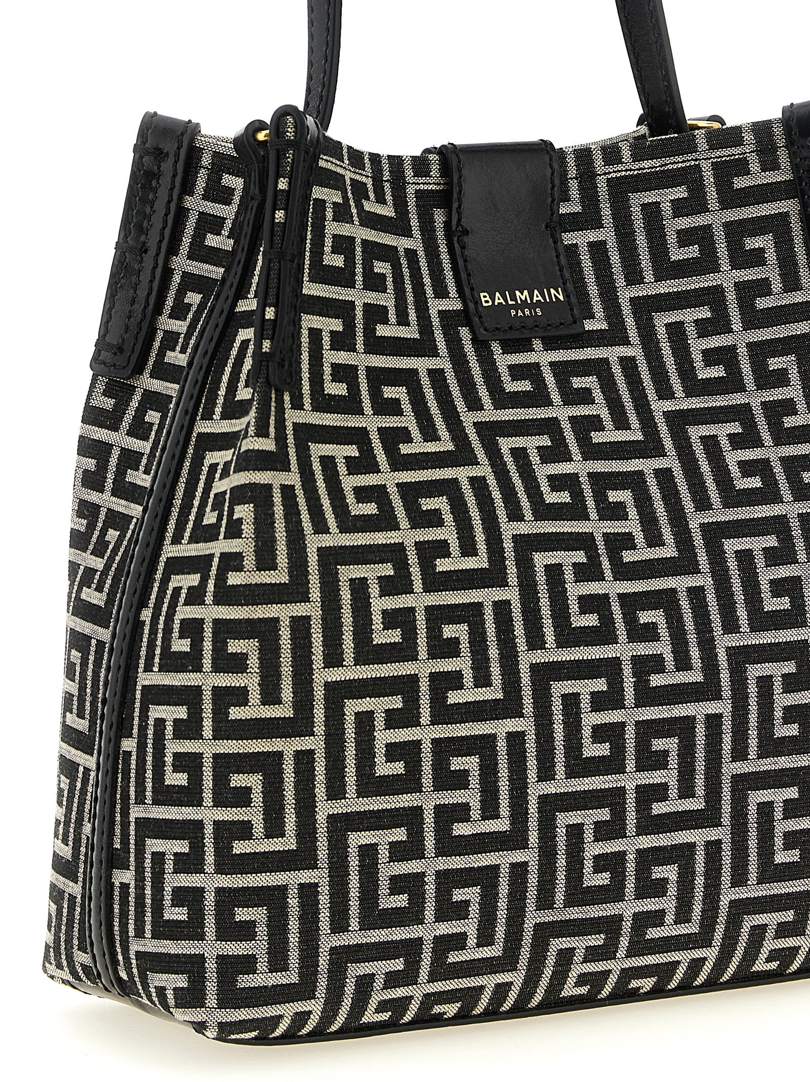 Balmain Bicolor Cotton Shoulder Bag Balmain