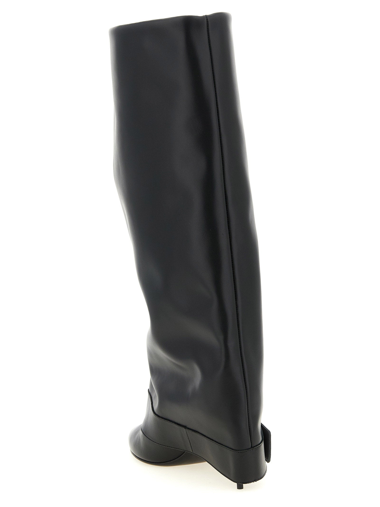 Balmain Black Calfskin Over The Knee Balmain