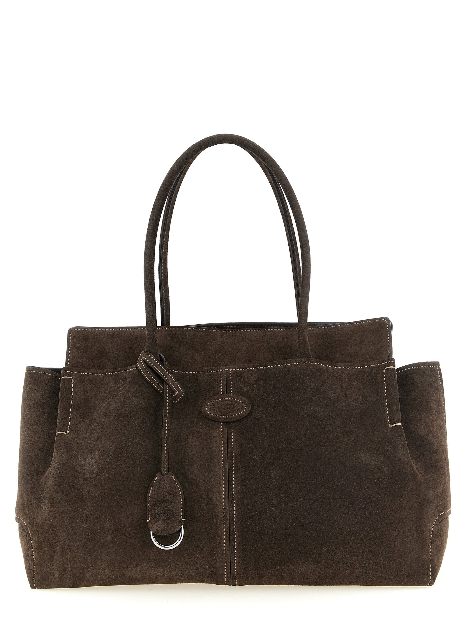 Tod's Brown Calfskin Handbag Tod's