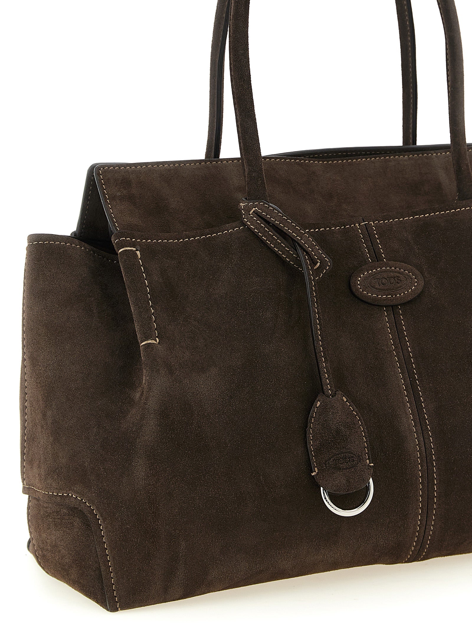 Tod's Brown Calfskin Handbag Tod's