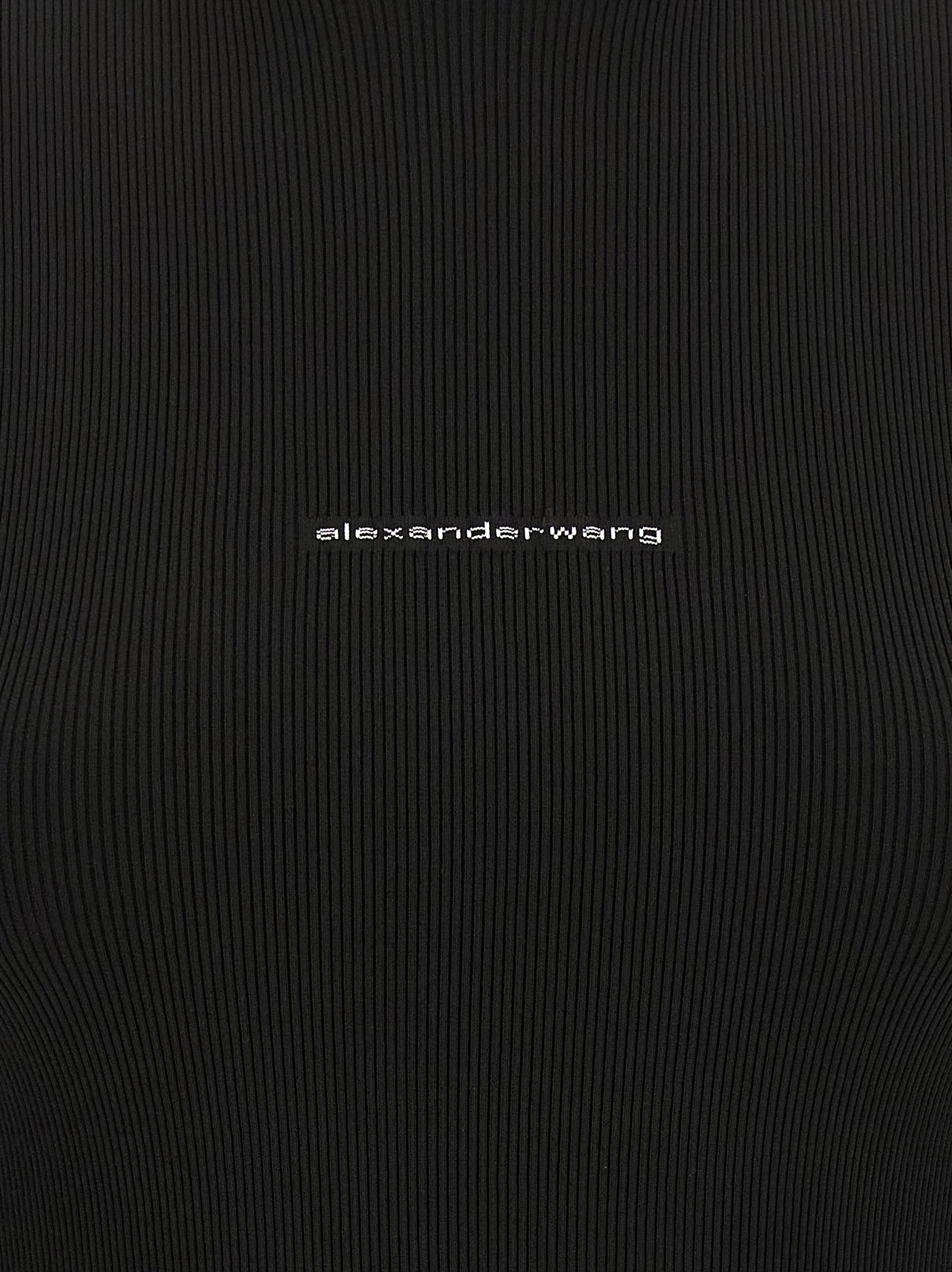 Alexander Wang Black Polyamide Cardigan Alexander Wang