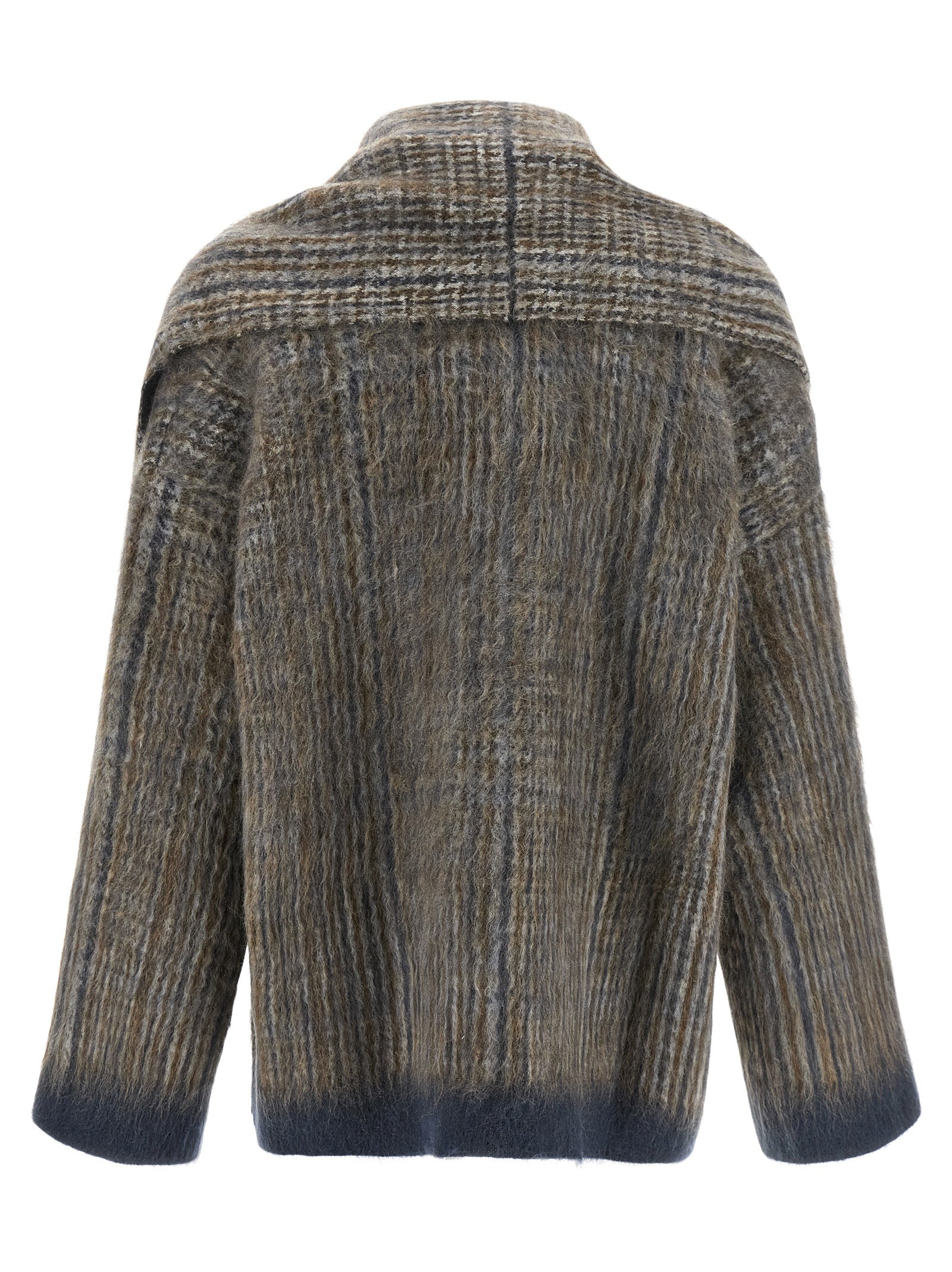 Brunello Cucinelli Gray Wool Cardigan Brunello Cucinelli