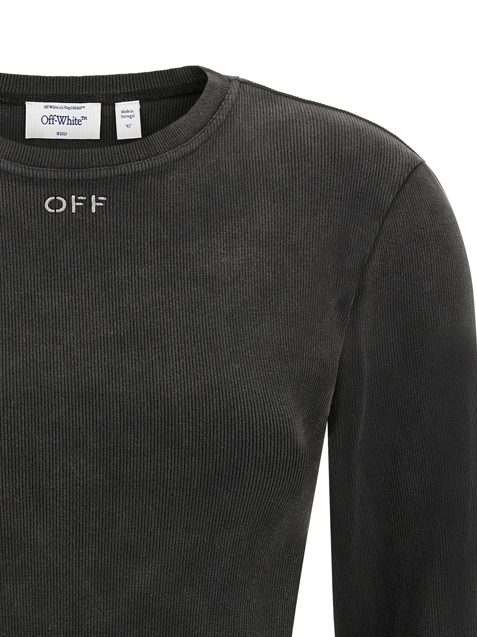 Off-White Black Cotton Sportswear Off-White