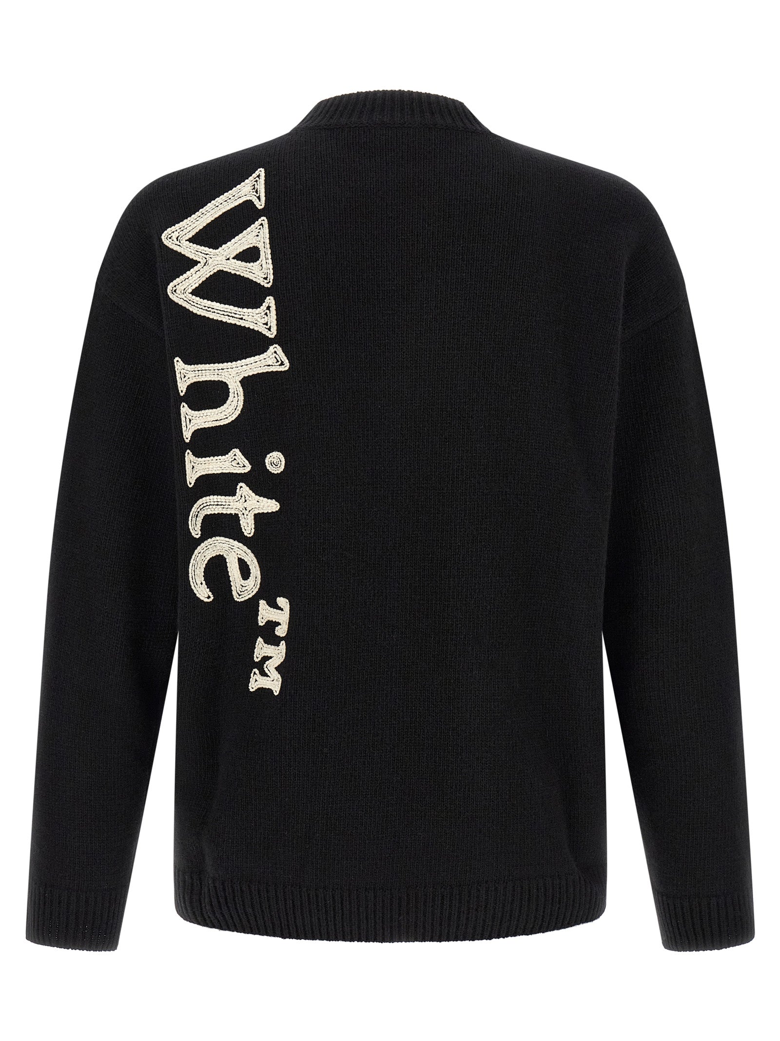 Off-White Bicolor Wool Cardigan Off-White