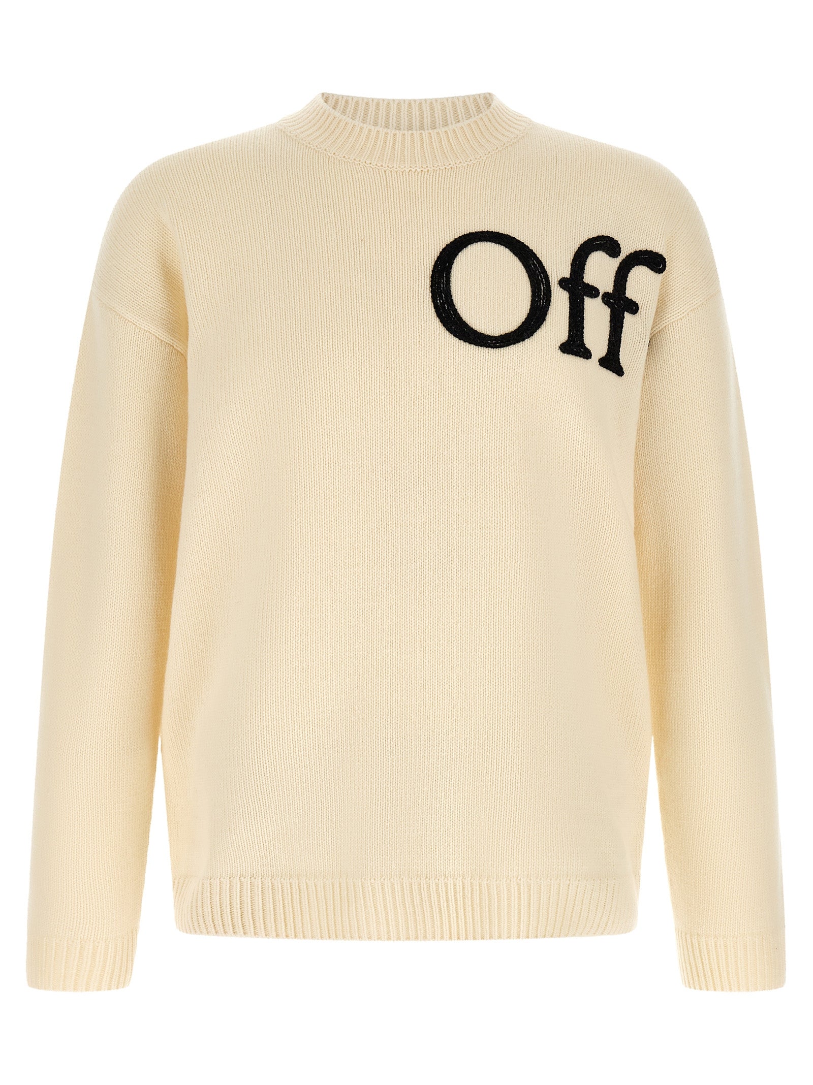 Off-White White Wool Cardigan Off-White