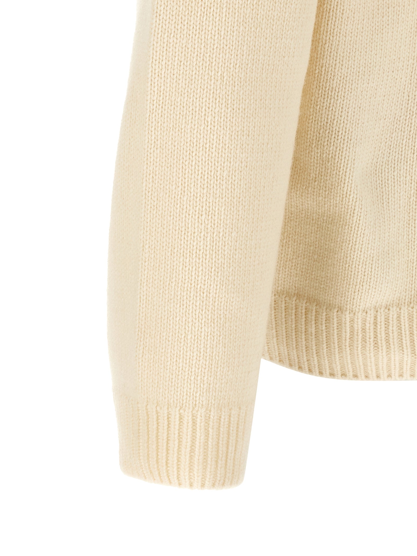 Off-White White Wool Cardigan Off-White