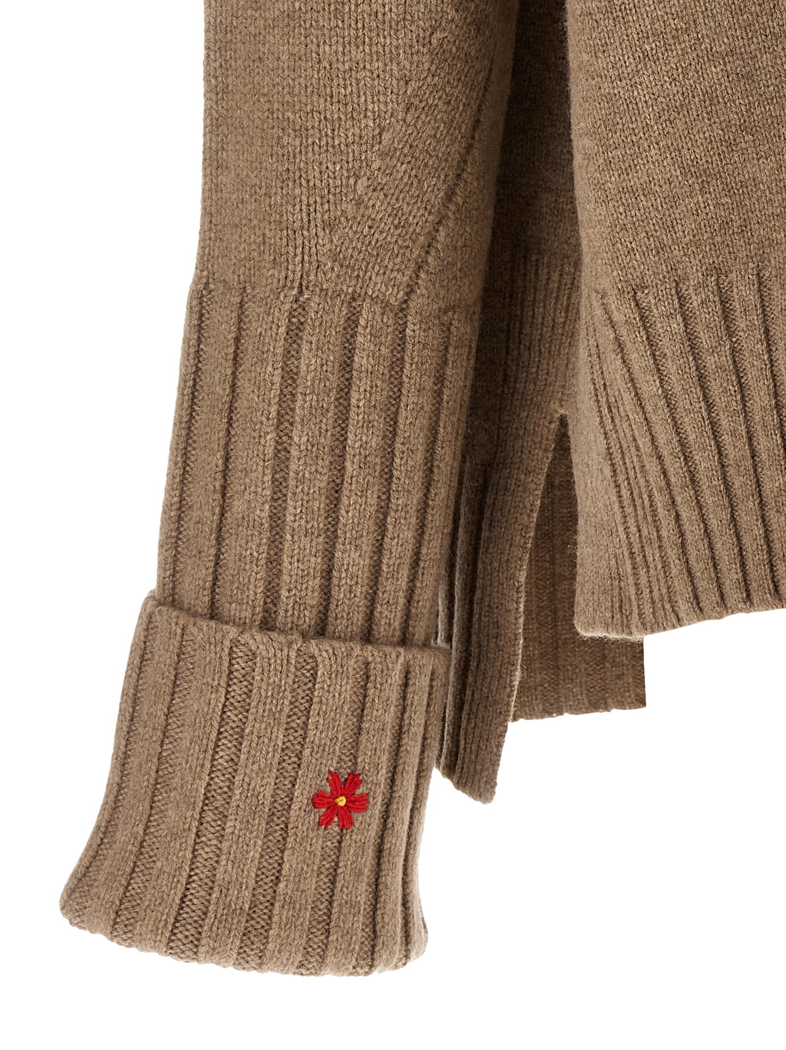 Tory Burch Beige Wool Cardigan Tory Burch