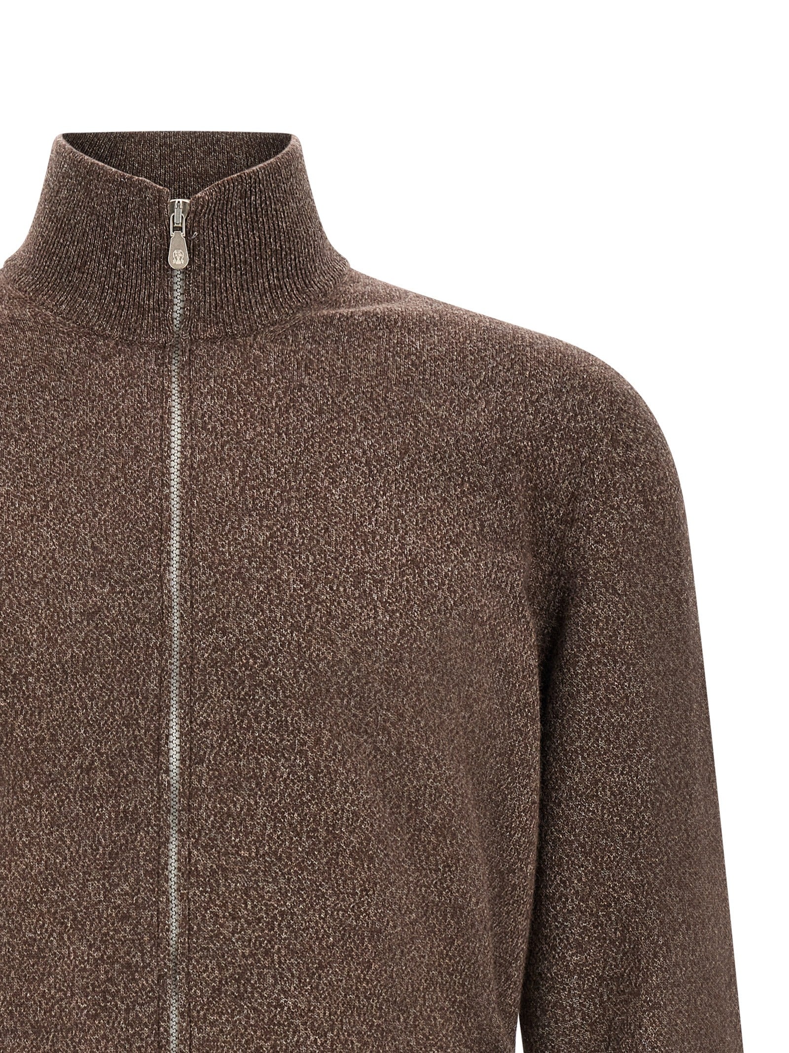 Brunello Cucinelli Brown Cashmere Cardigan Brunello Cucinelli