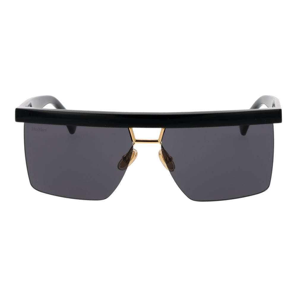 Max Mara Black Stainless Steel Sunglasses Max Mara