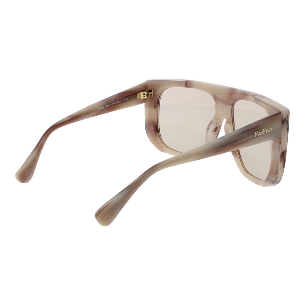 Max Mara Beige Acetate Sunglasses Max Mara